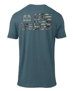 KUIU Vias Ram Flag T-Shirt | Indigo