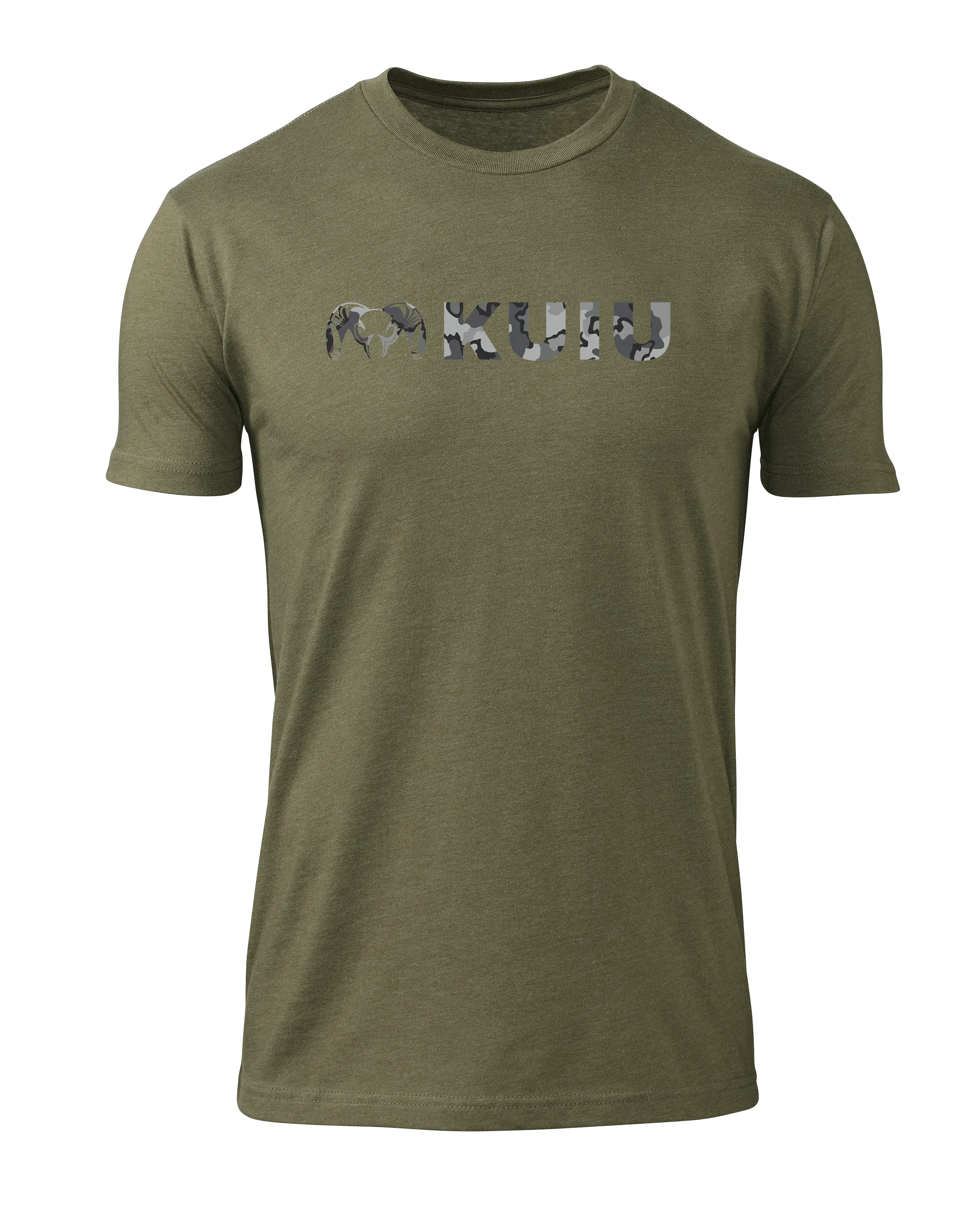 KUIU Vias Storm Logo T-Shirt | Military Green