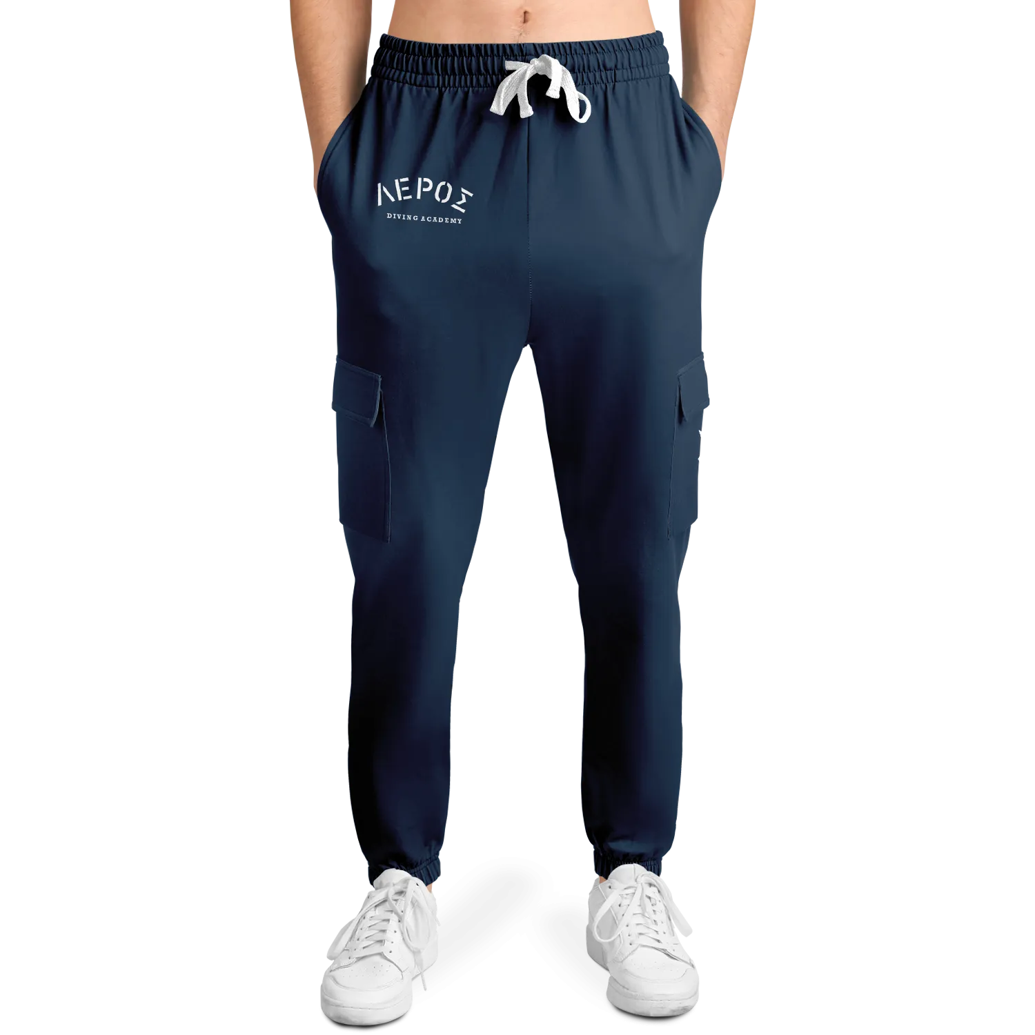 Leros Diving Academy 1991 Cargo Joggers Navy Unisex