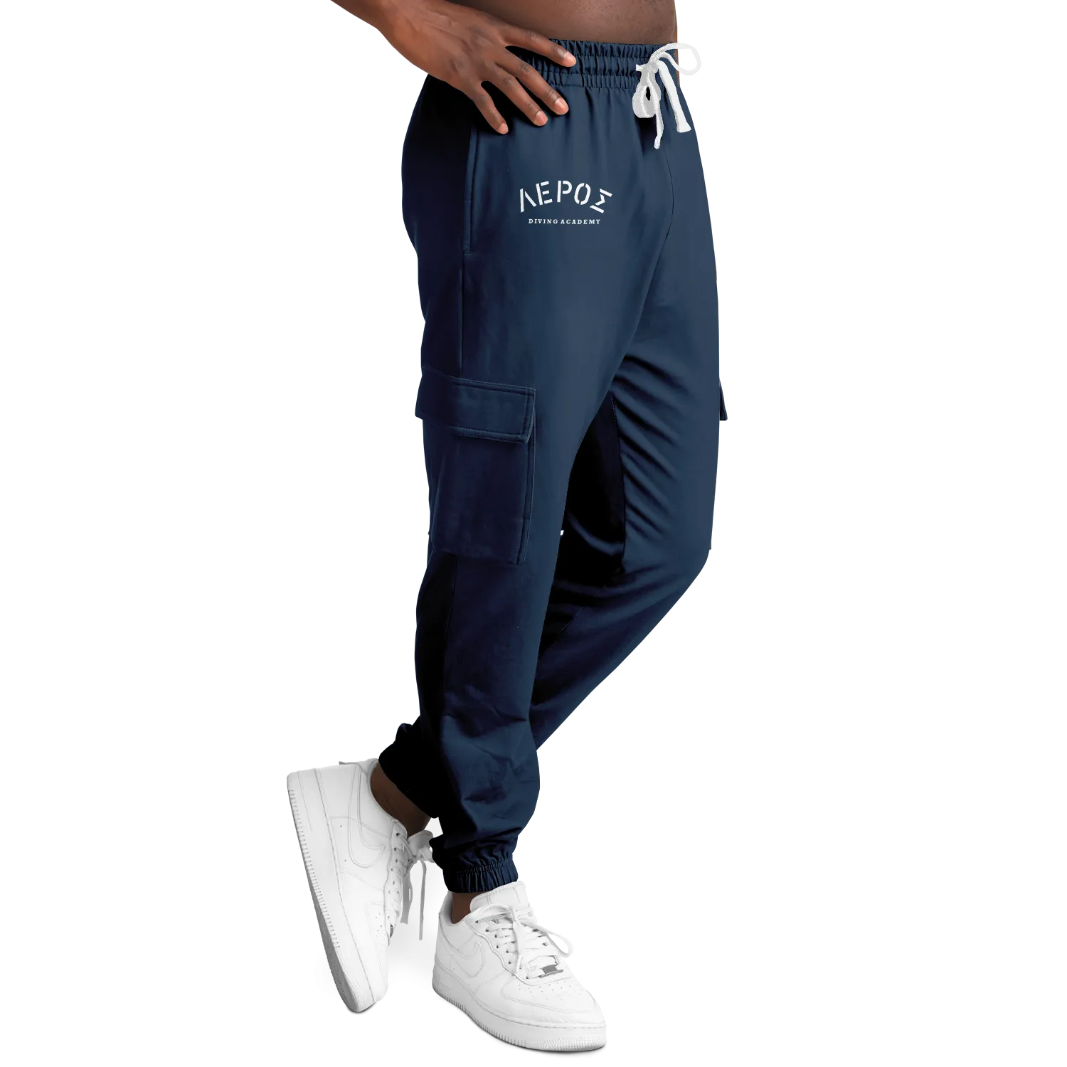 Leros Diving Academy 1991 Cargo Joggers Navy Unisex