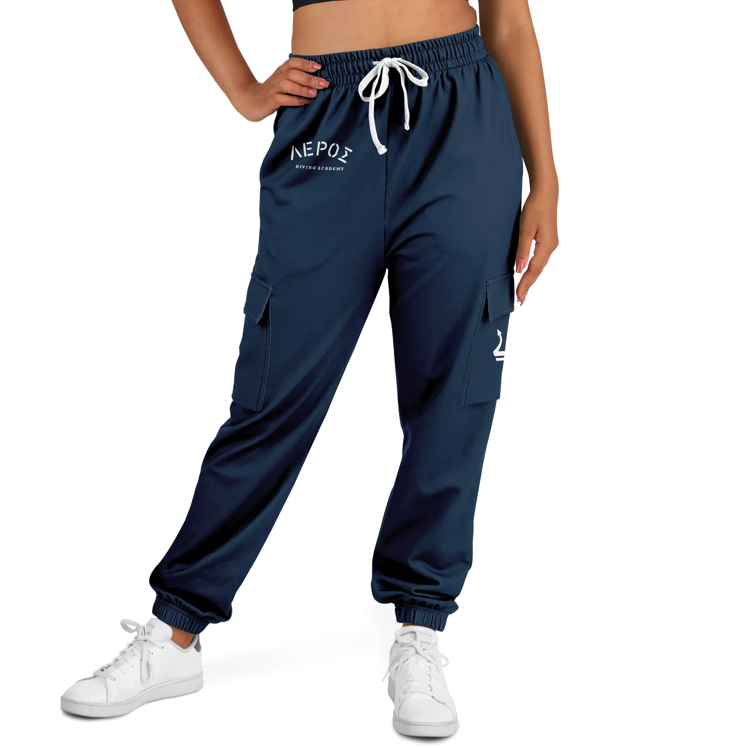 Leros Diving Academy 1991 Cargo Joggers Navy Unisex