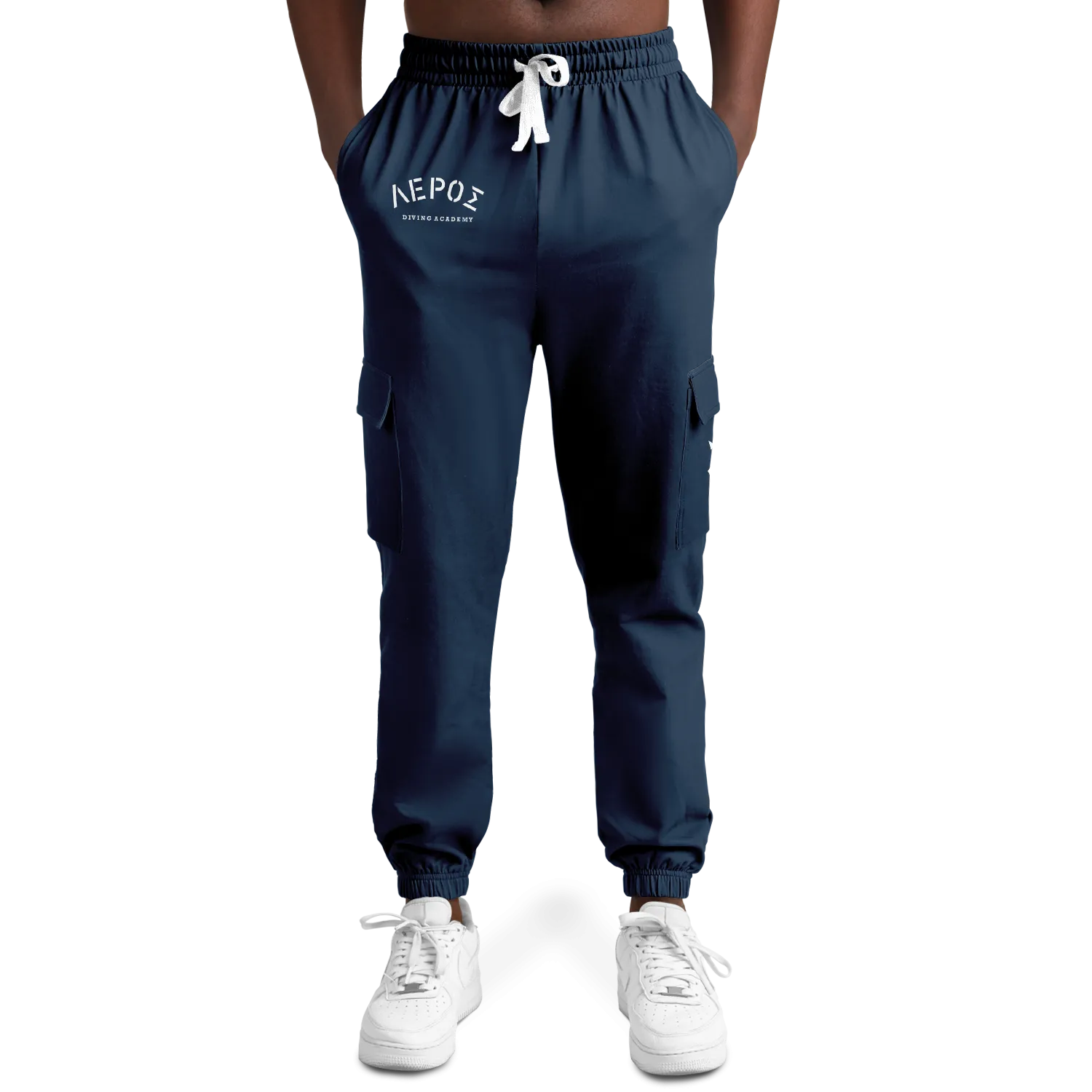 Leros Diving Academy 1991 Cargo Joggers Navy Unisex