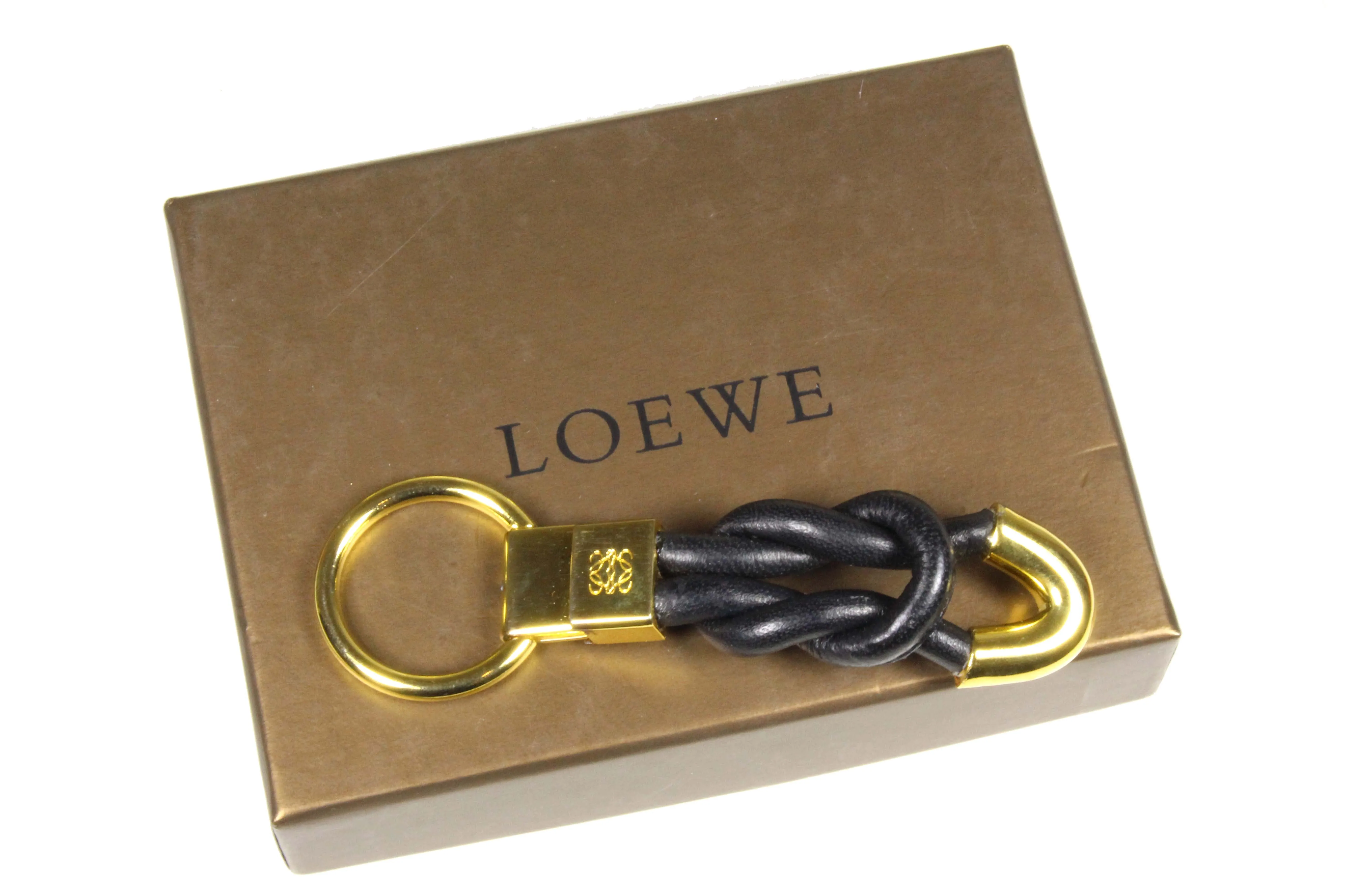 LOEWE sailor knot leather key-ring