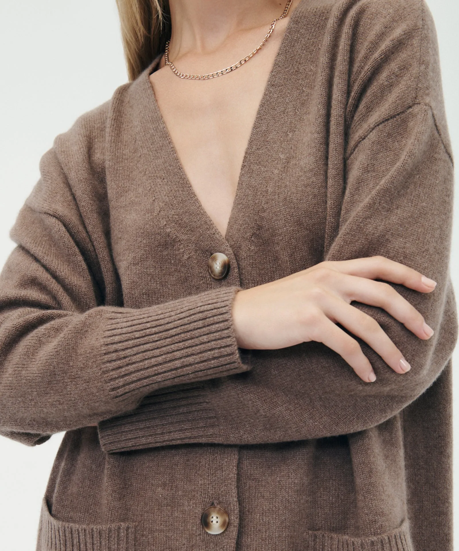 Luxe Cashmere Grandpa Cardigan