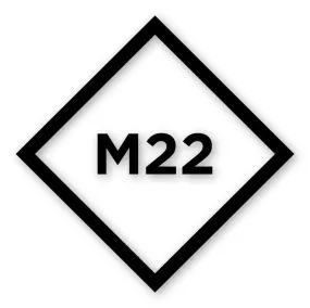 M22 Icon Die Cut Sticker