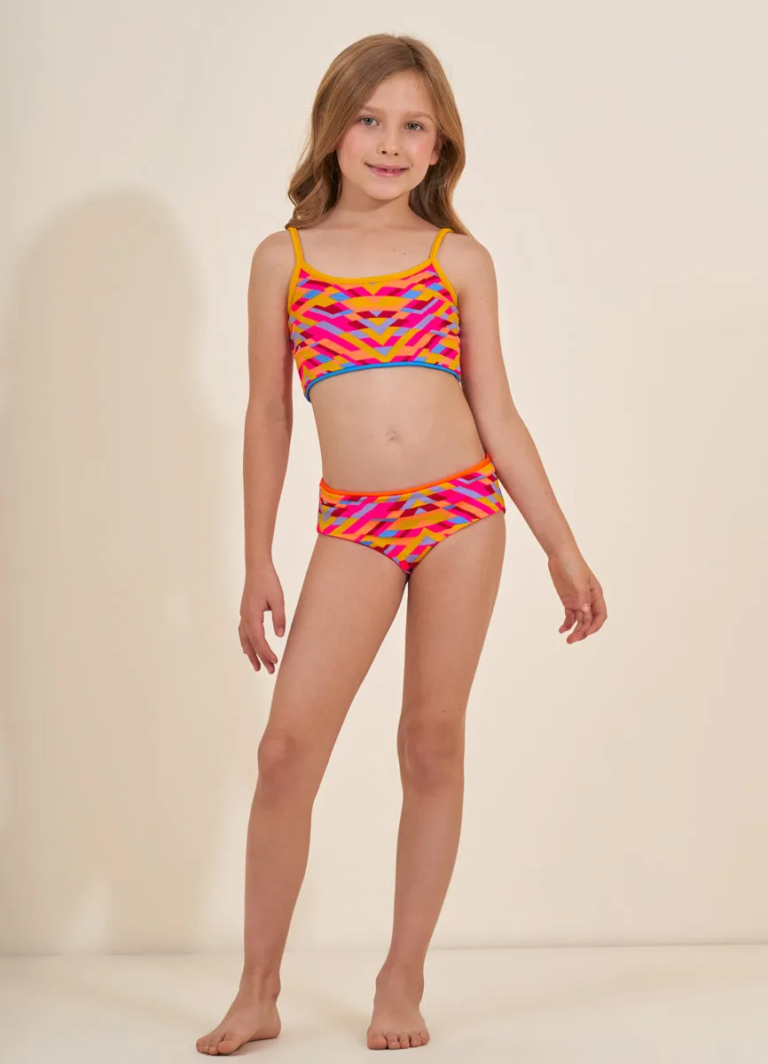 Maaji Dragon Fruit Sunrise Girls Bikini Set