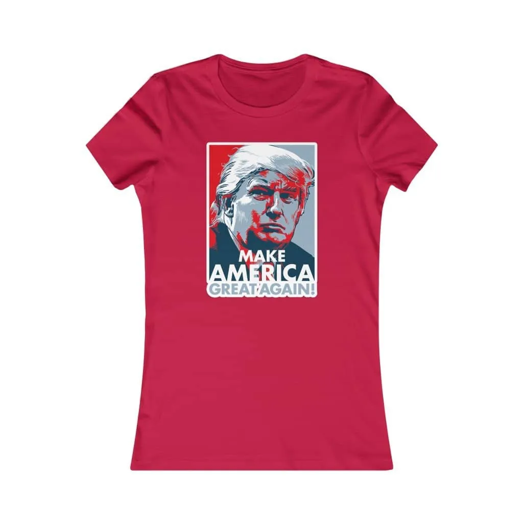 Make America Great Again Trump Iconic Ladies' T-Shirt