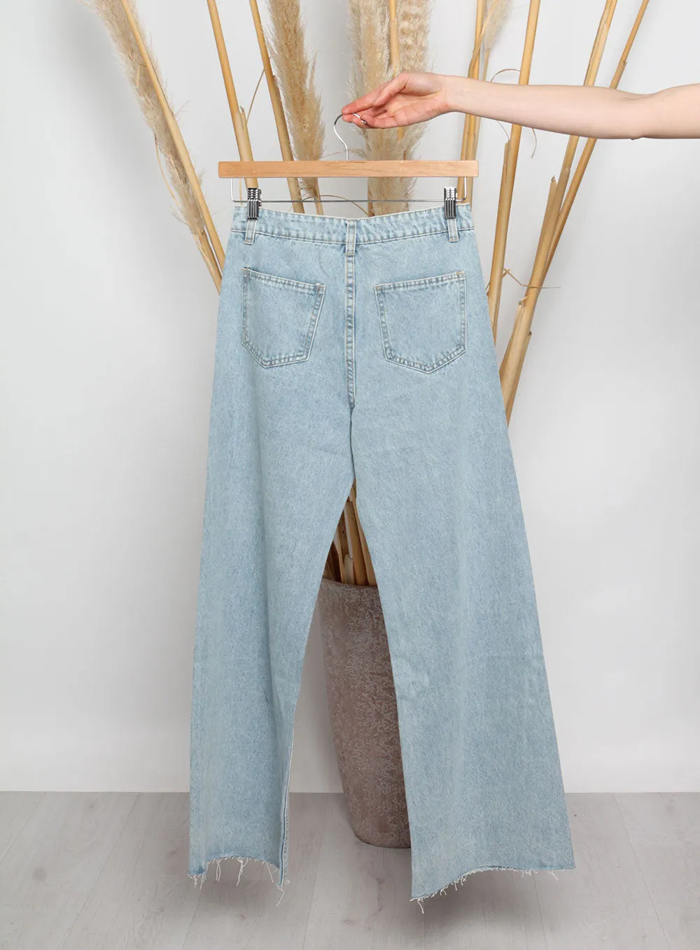 Marissa Wide Leg Jean-LIGHT BLUE