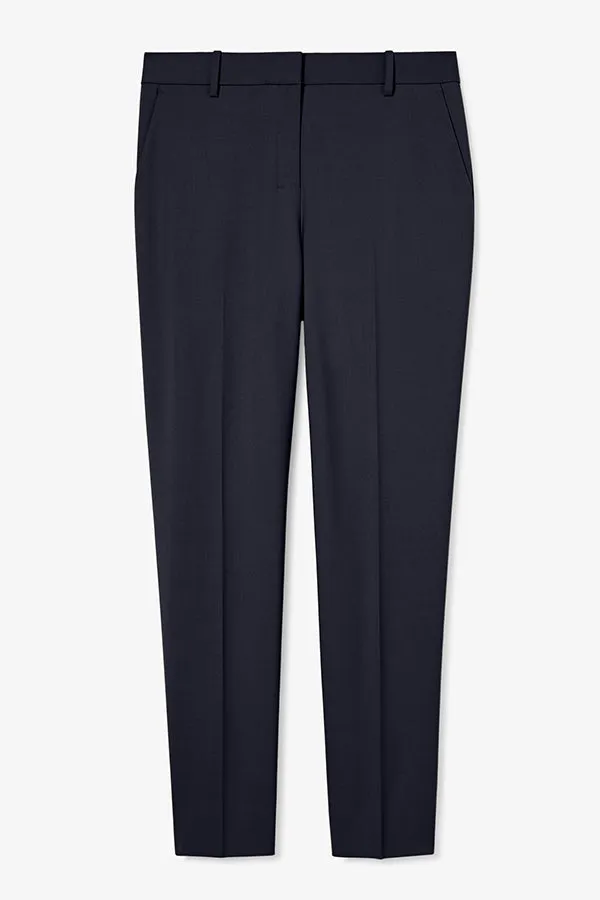 Mejia Pant - Washable Wool Twill :: Dark Navy