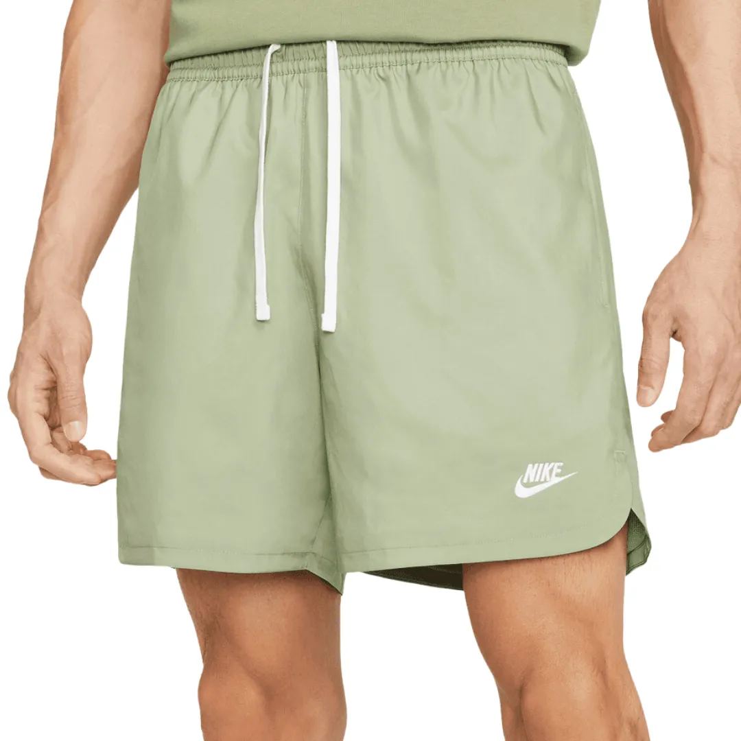 Men's Nike Sportswear Essentials Shorts - Oil Green/White