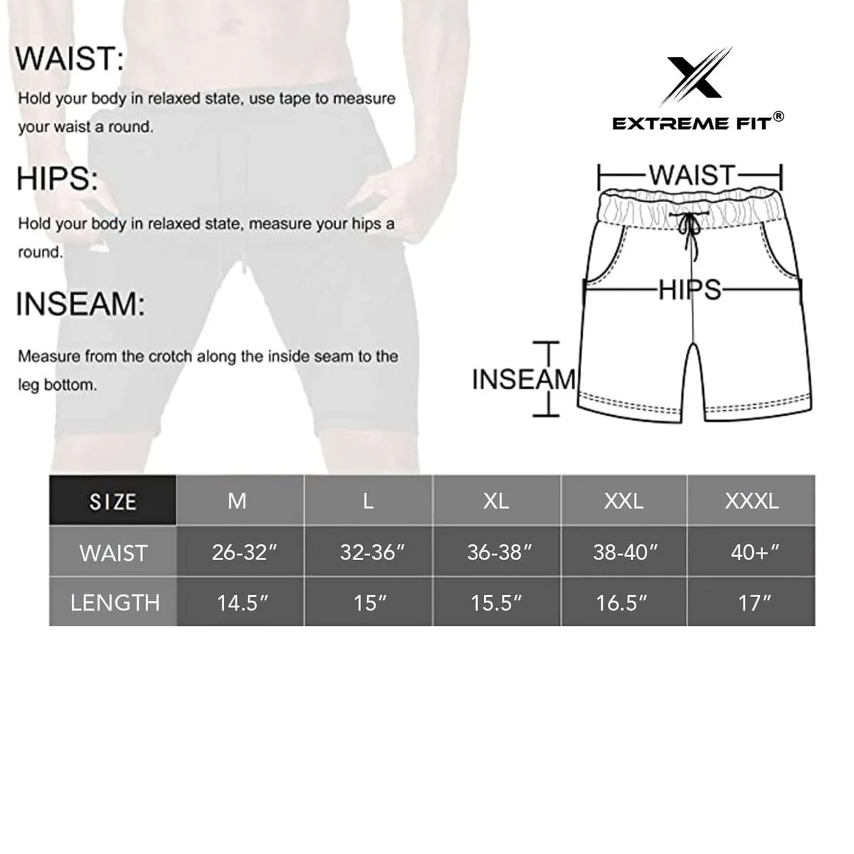 Men's XTF VAPOR™ Liner Shorts For Running & Performance