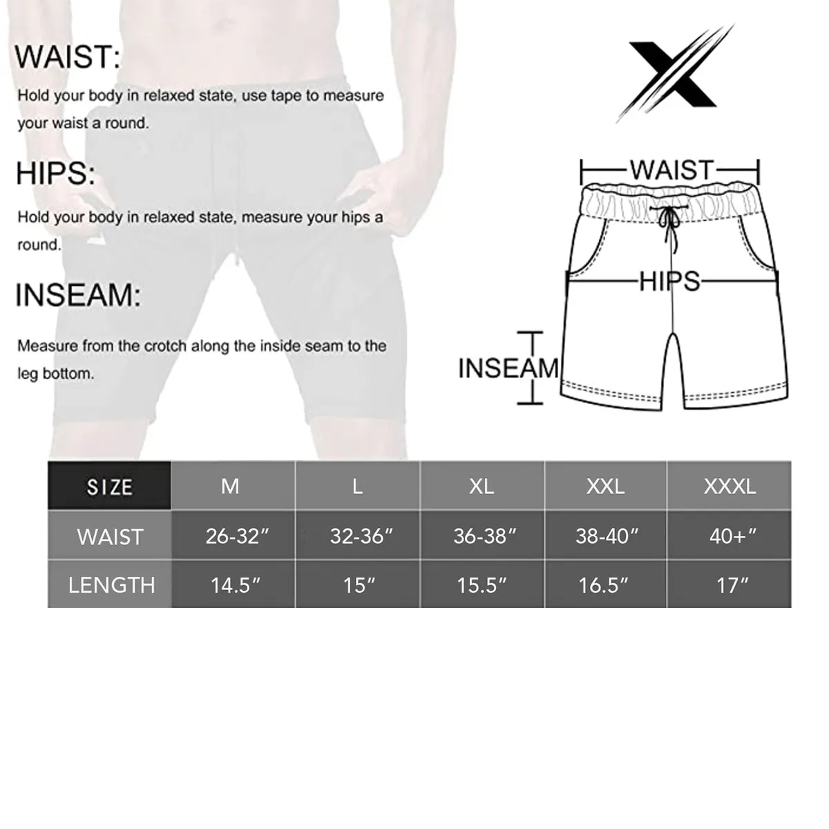 Men's XTF VAPOR™ Liner Shorts For Running & Performance