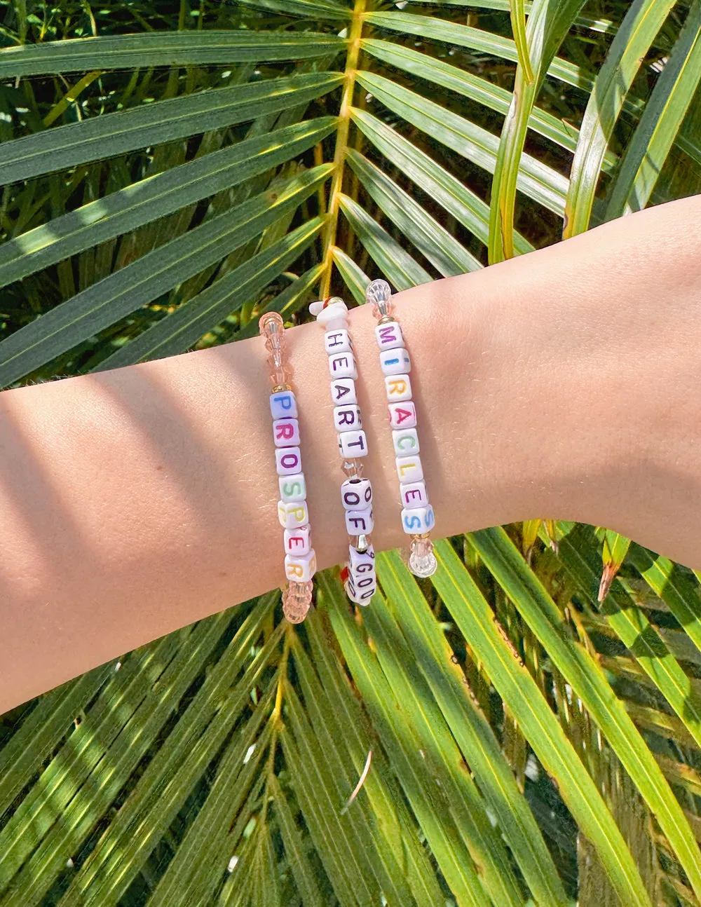 Miracles Letter Bracelet