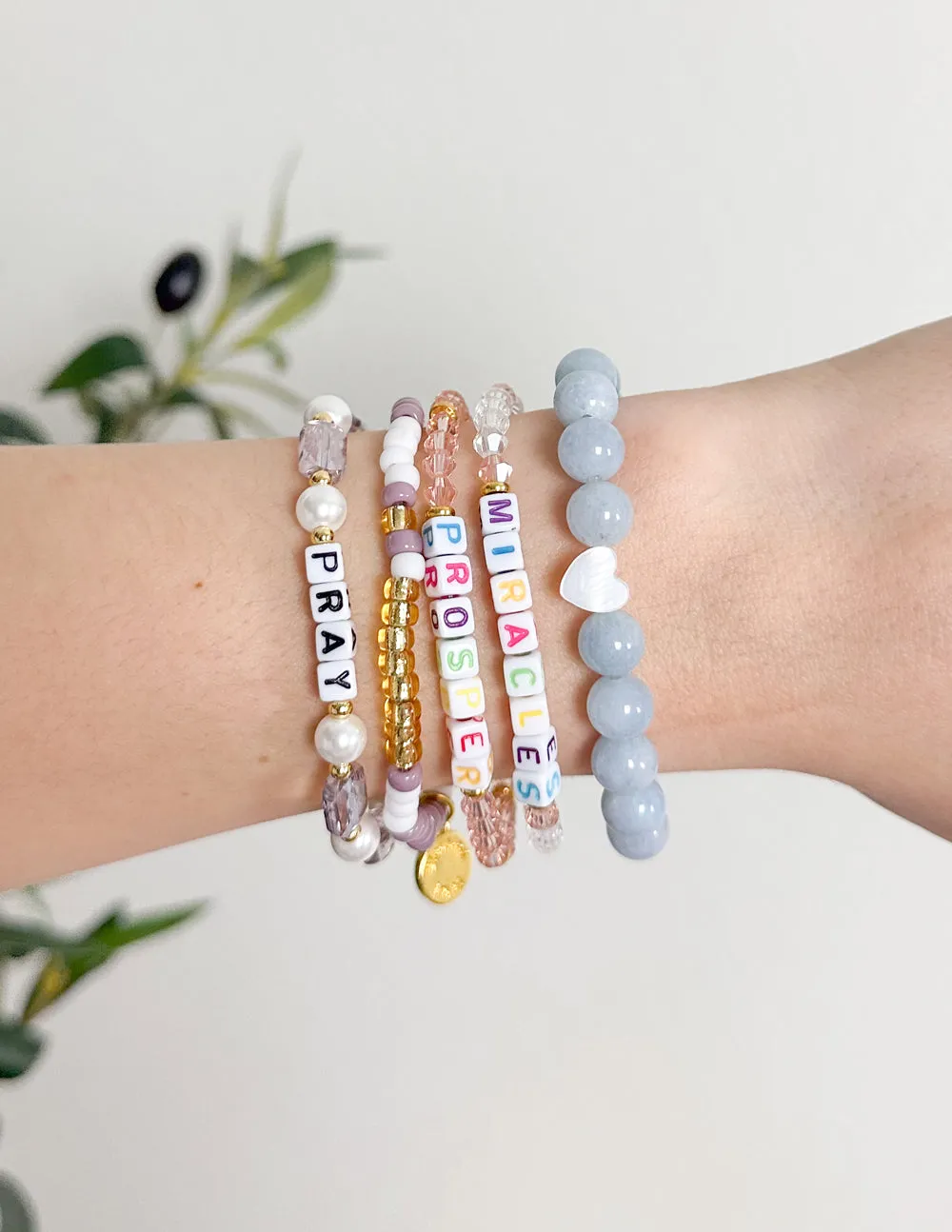 Miracles Letter Bracelet