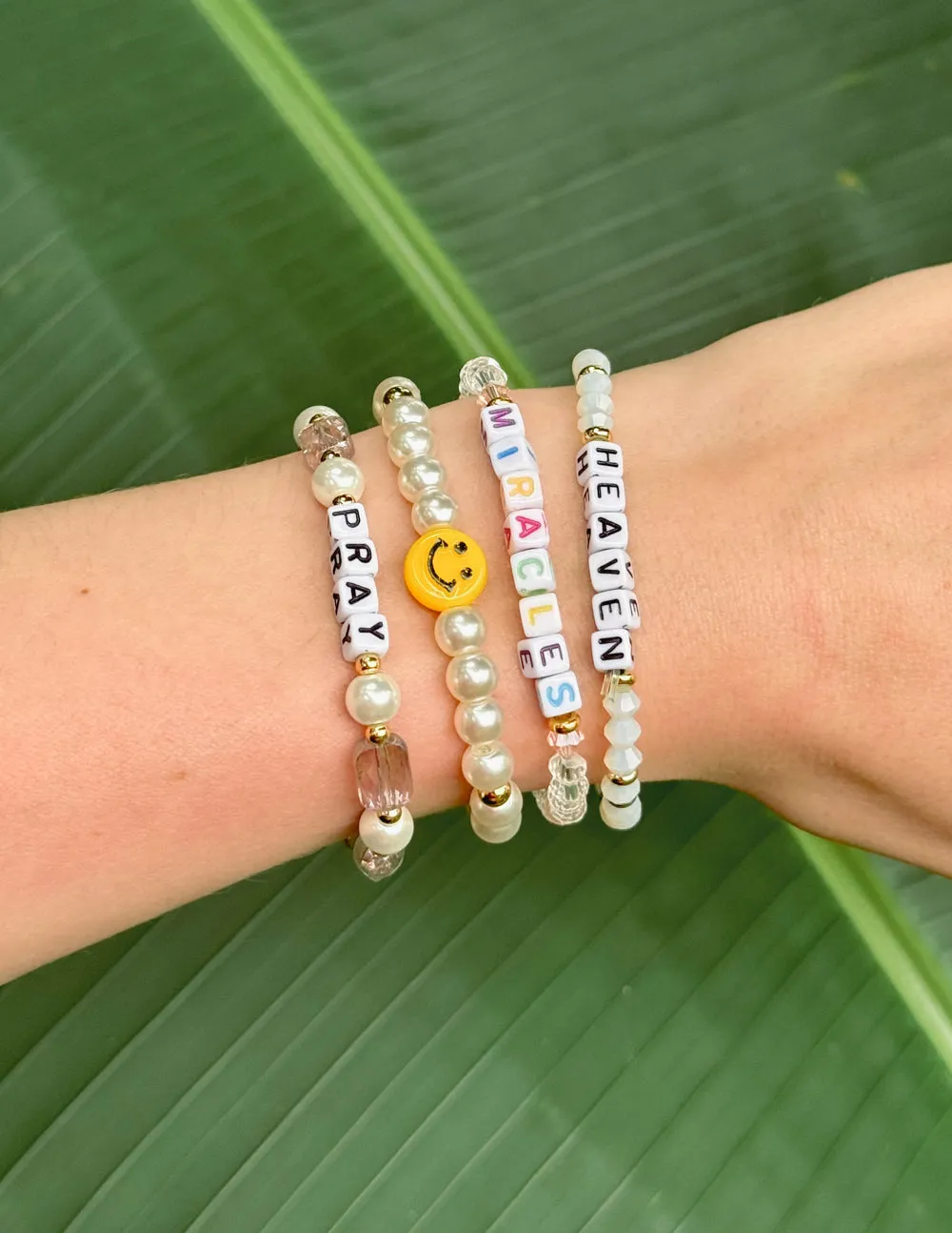 Miracles Letter Bracelet