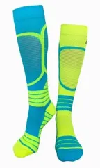 Monkey Sox Victory X1 Sport Compression | Blue & Yellow