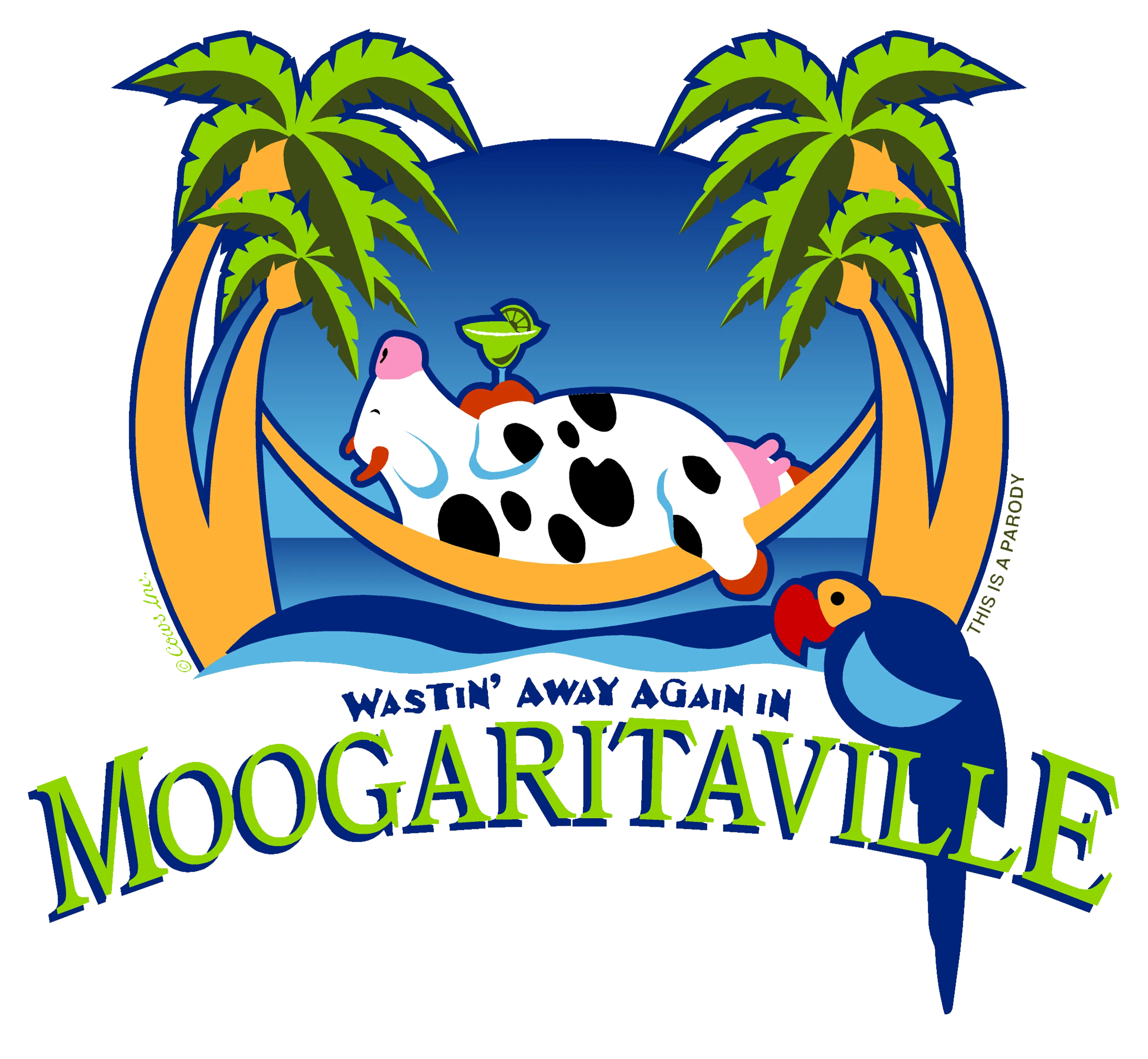 MOOgaritaville COWS Classic Adult T