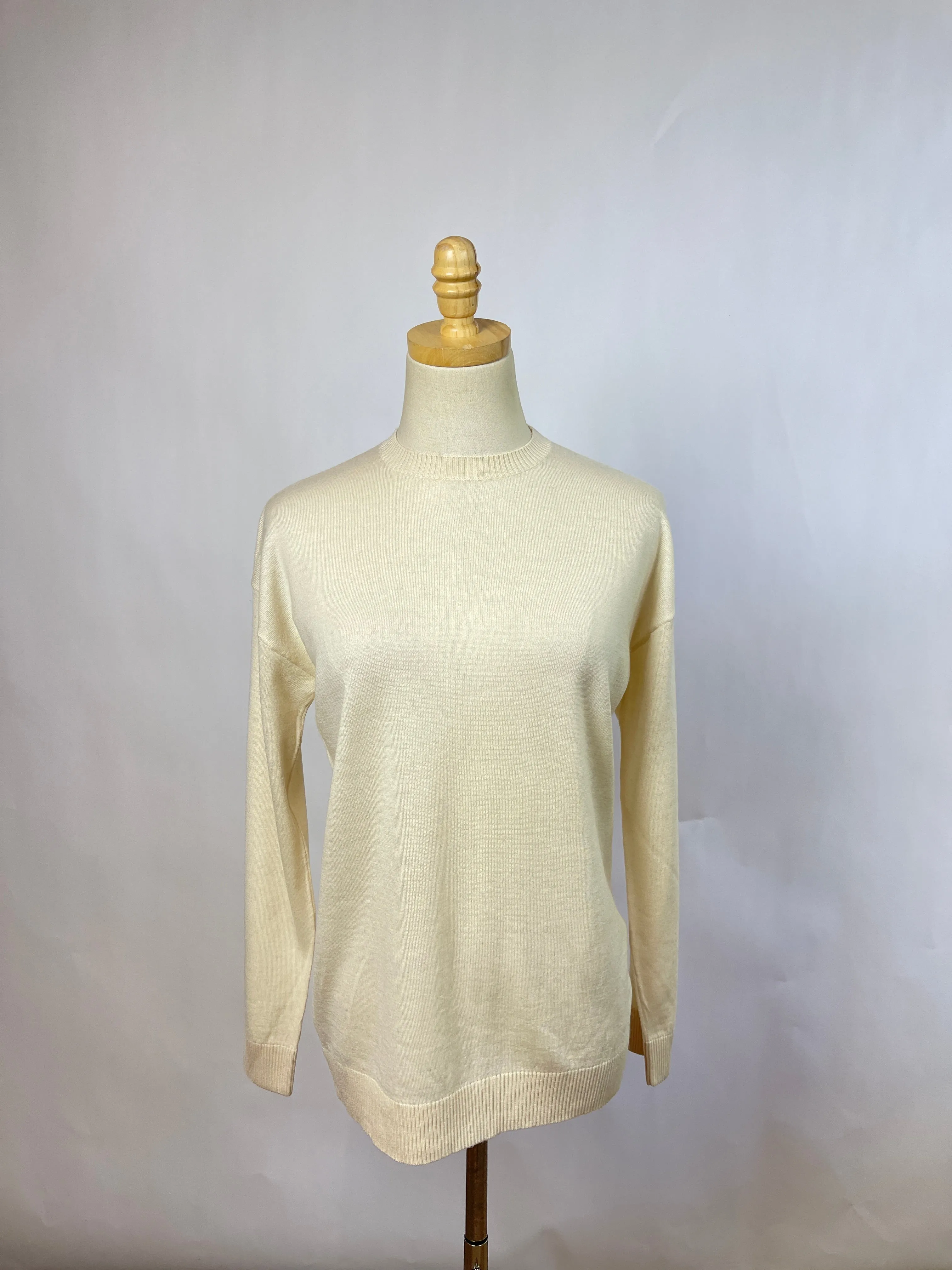 Moschino Cream Wool Sweater (S)