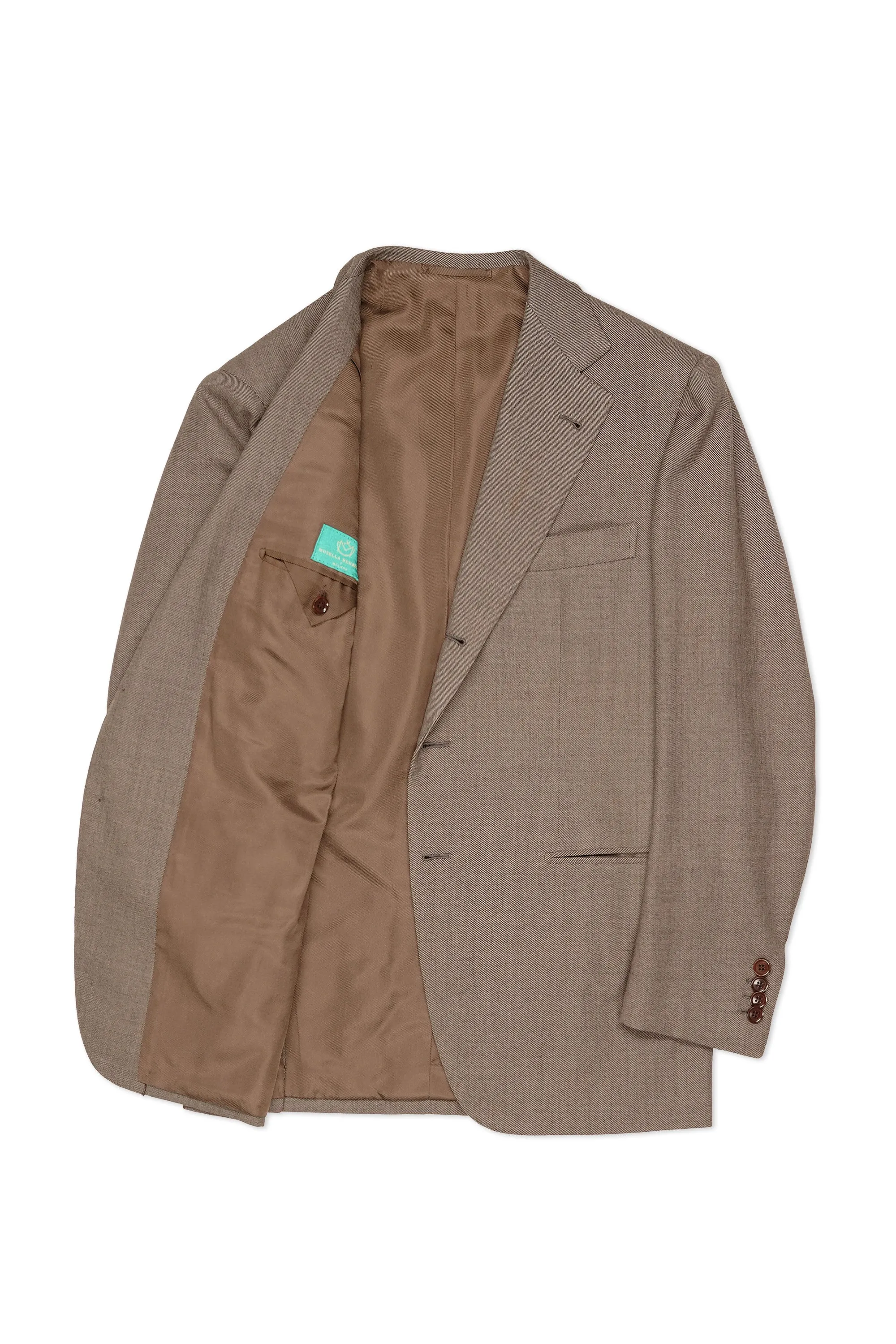 Musella Dembech Brown Wool Suit