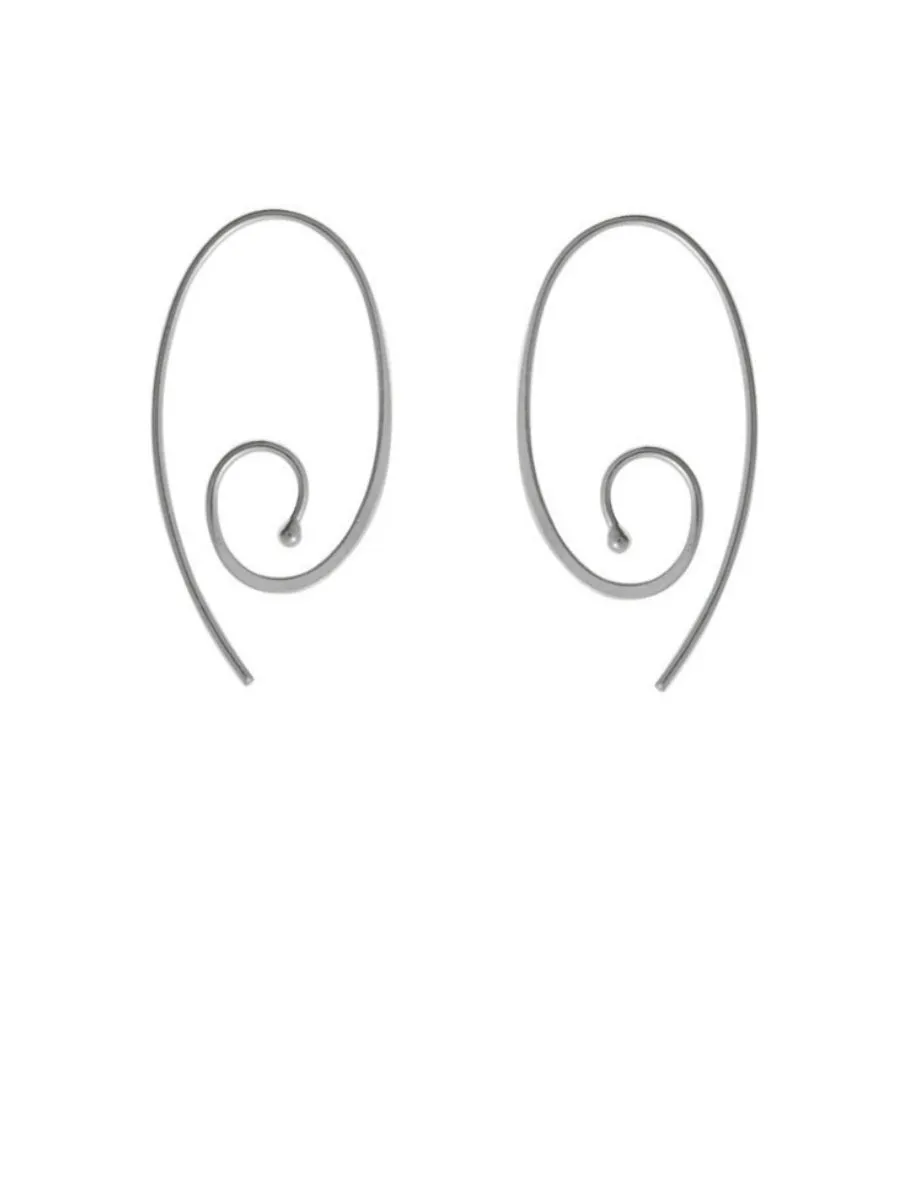 Oval Swirl Earrings by boma