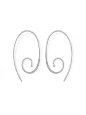 Oval Swirl Earrings by boma