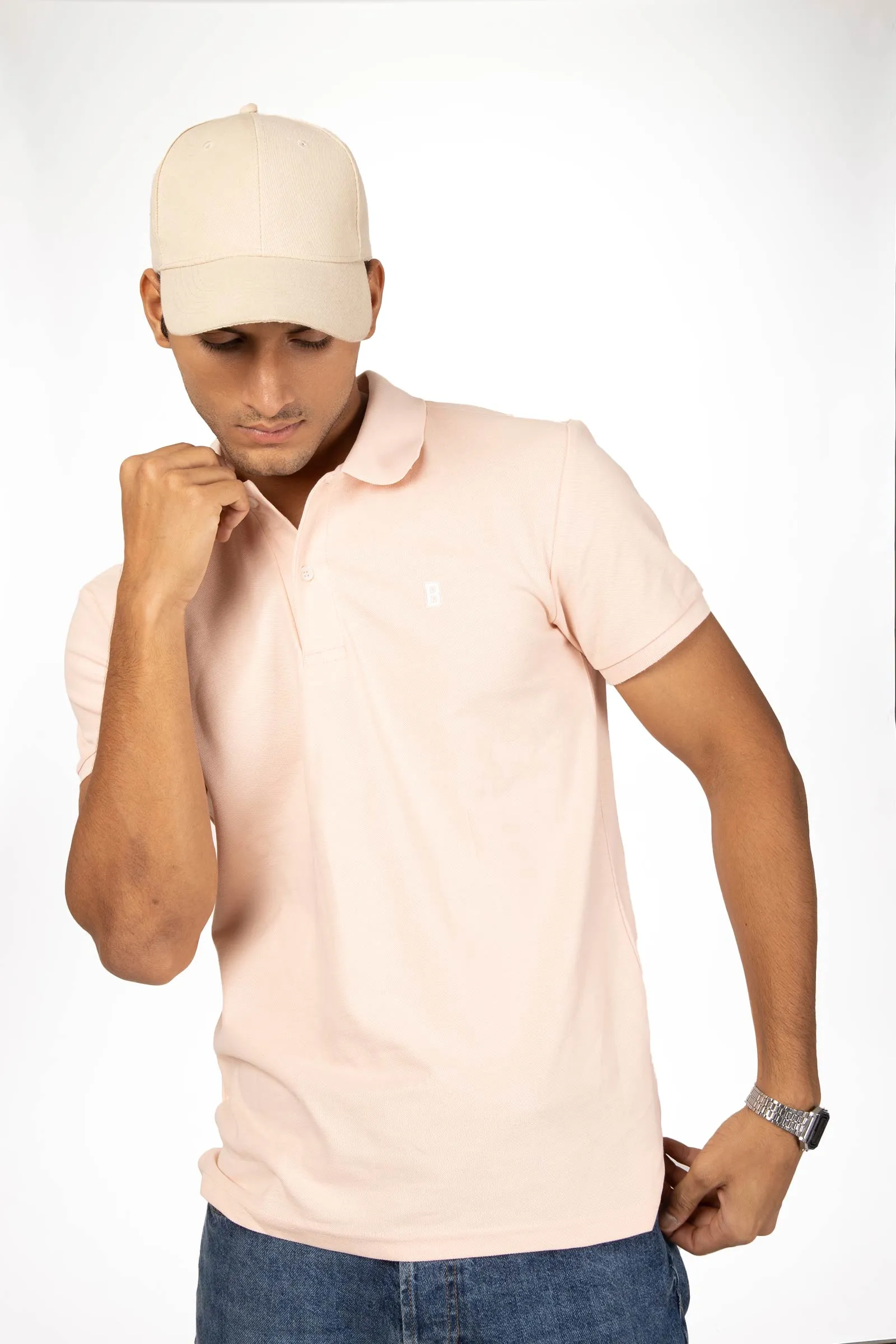 Pastel Pink Polo