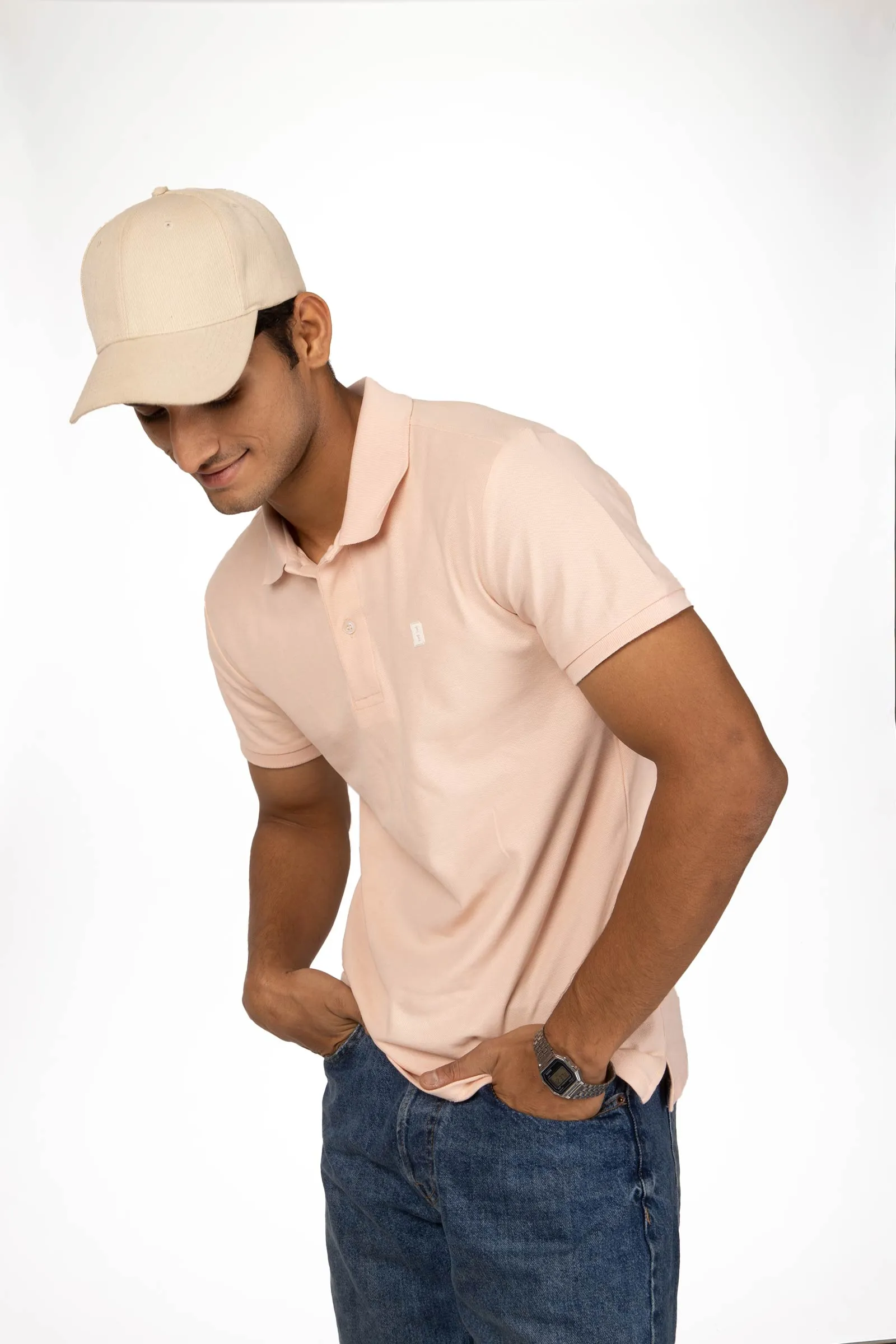 Pastel Pink Polo