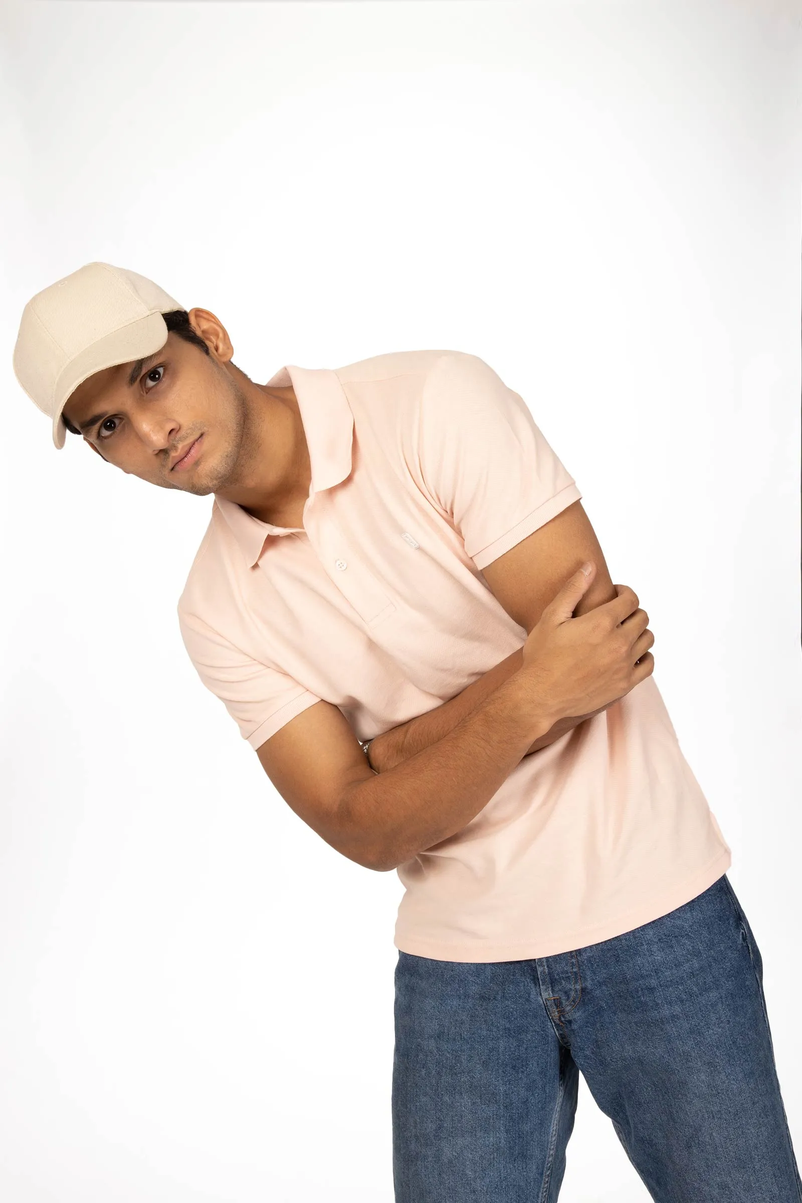 Pastel Pink Polo