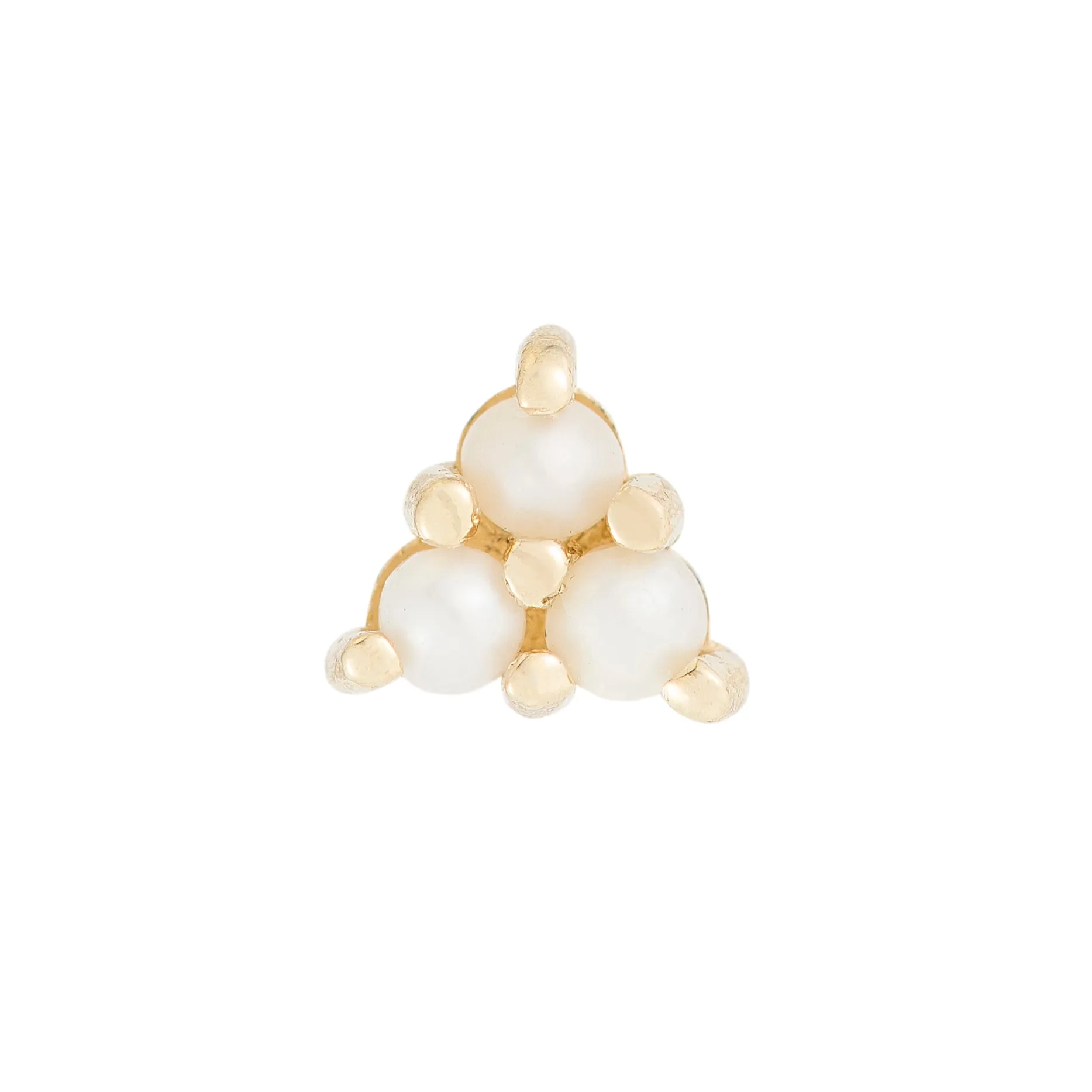 Pearl Cluster Stud (Single)