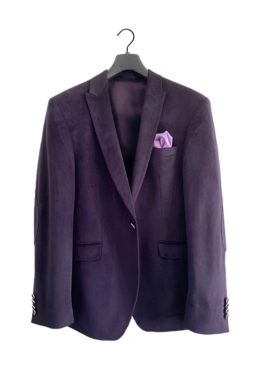 PIER LUIGI Lilac Slim Fit Blazer