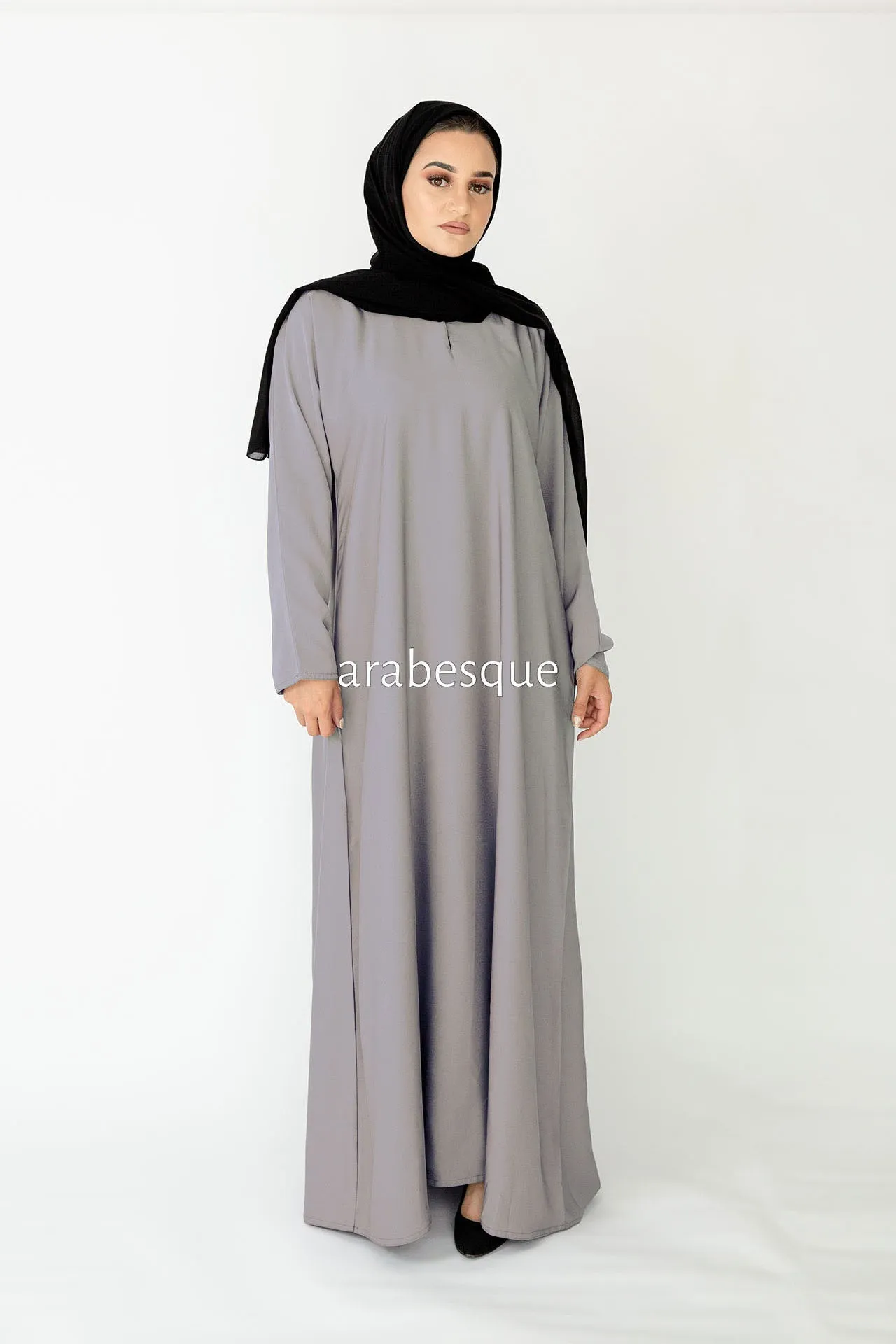 Plain Closed Abaya - 10 Colours