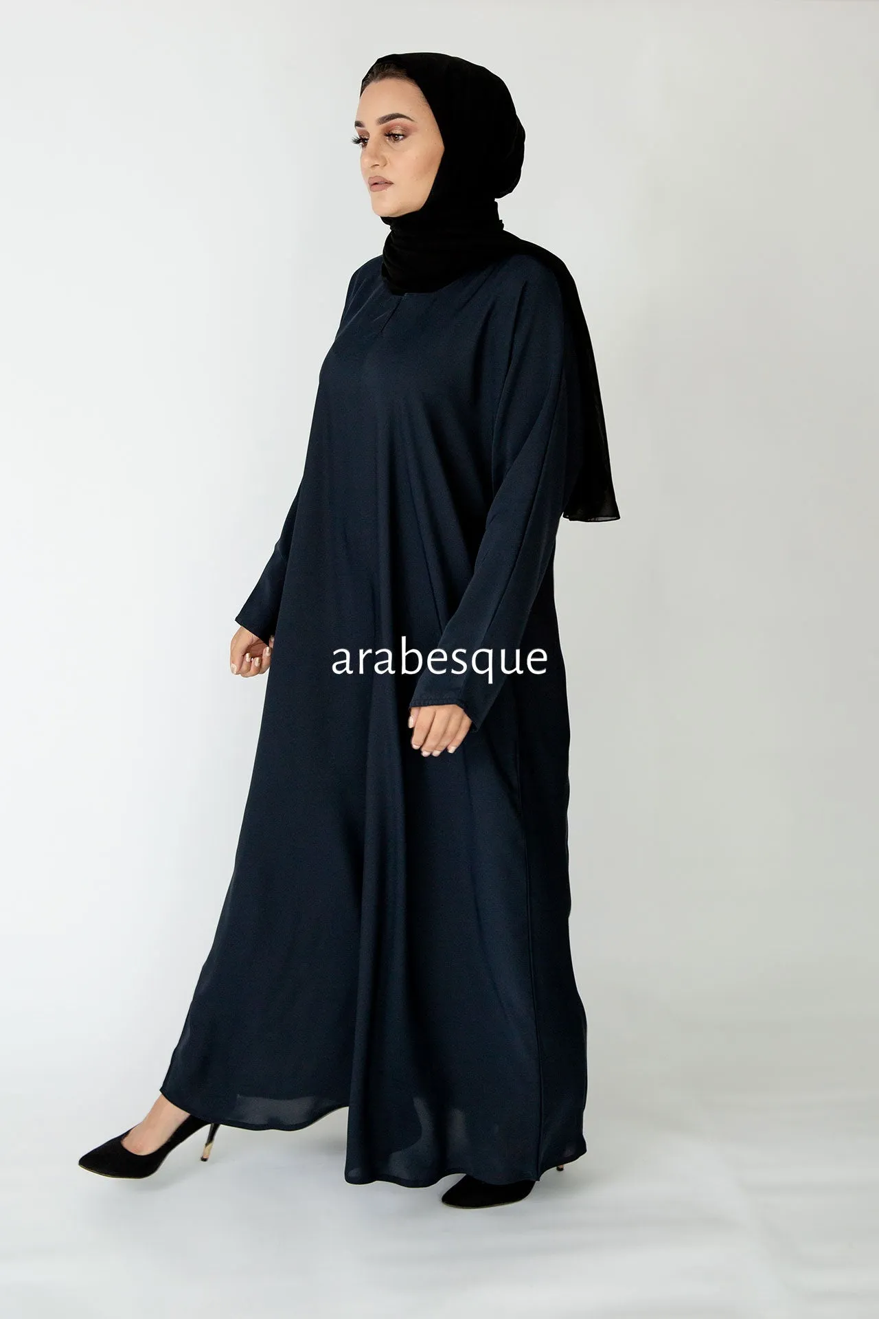 Plain Closed Abaya - 10 Colours