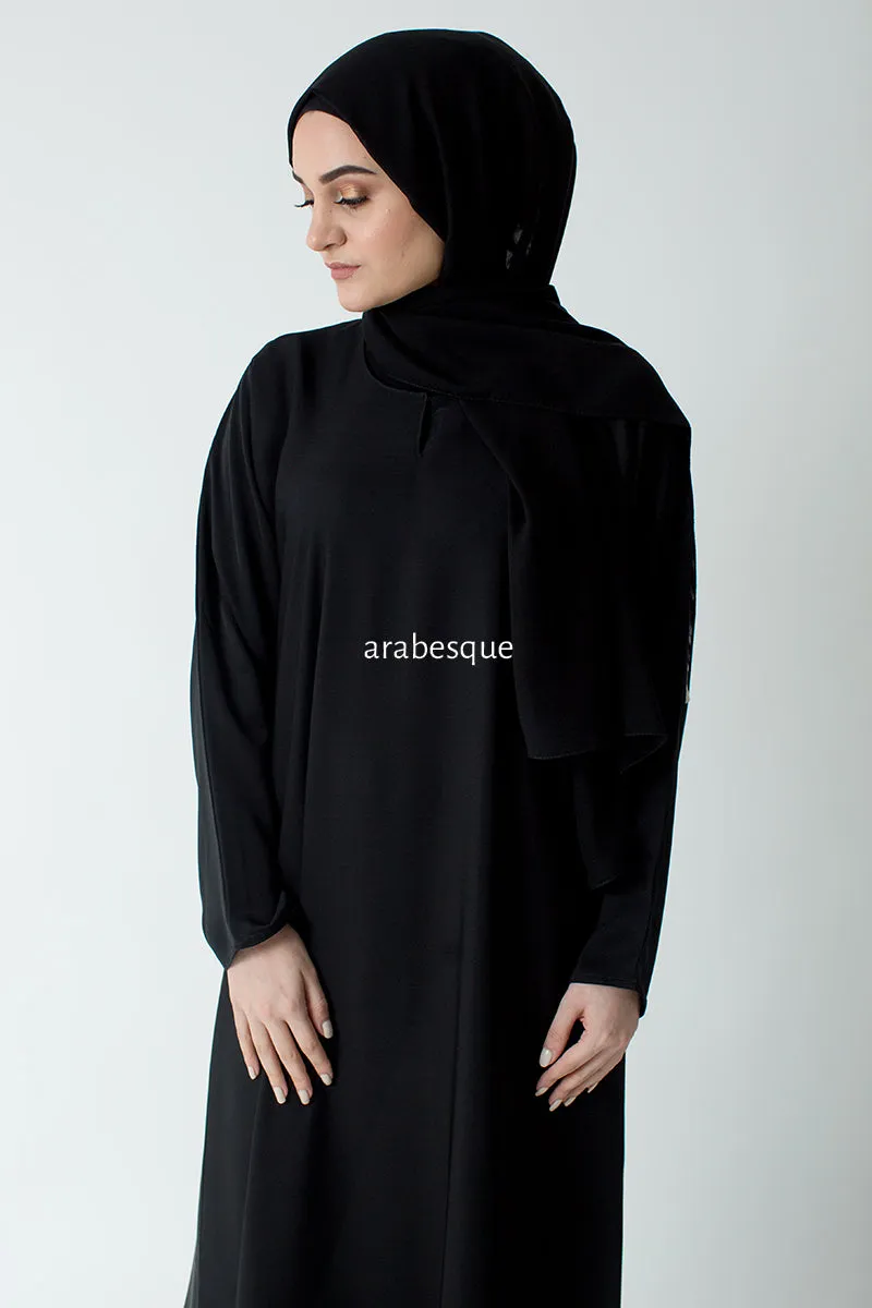 Plain Closed Abaya - 10 Colours