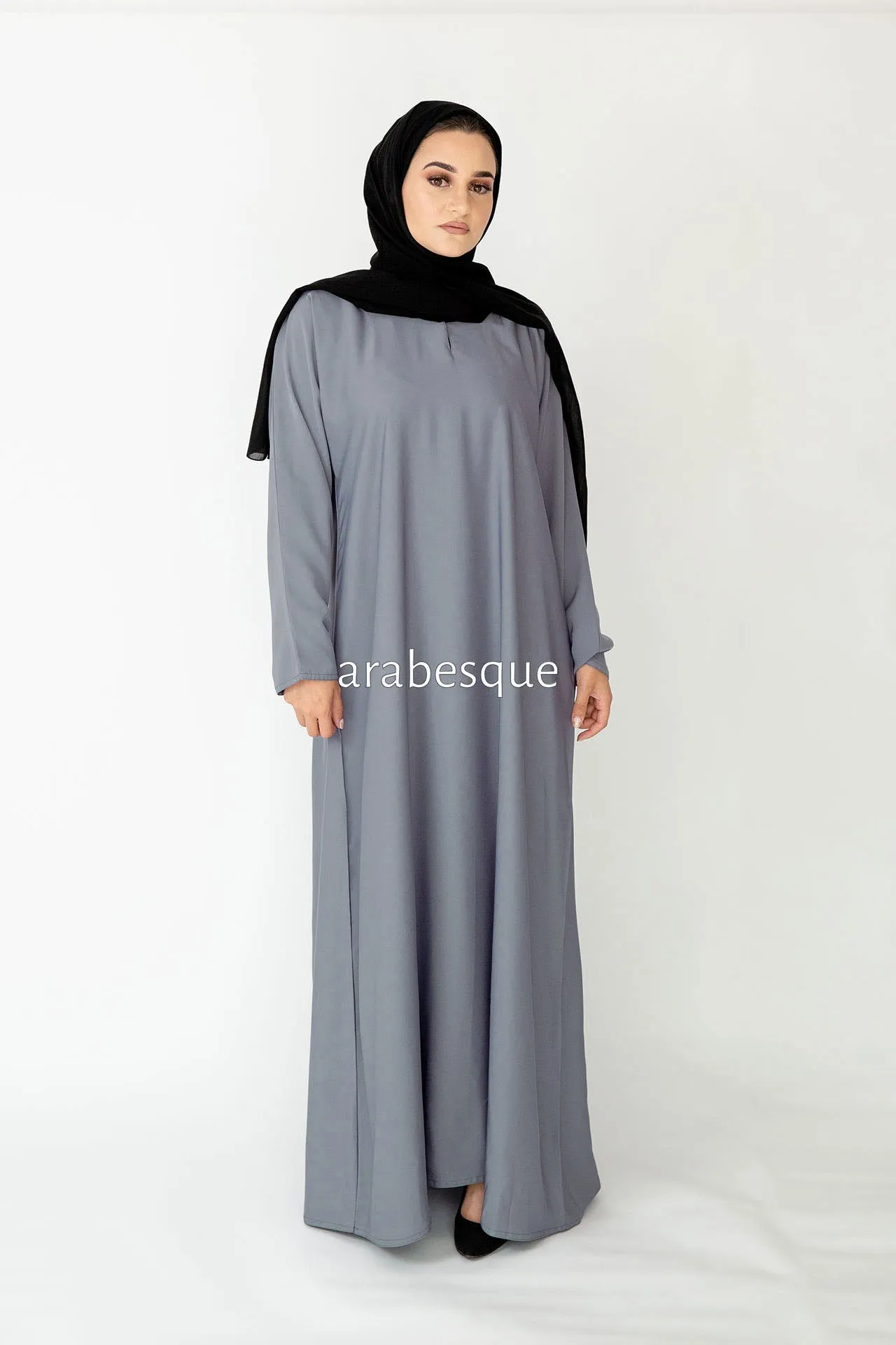 Plain Closed Abaya - 10 Colours