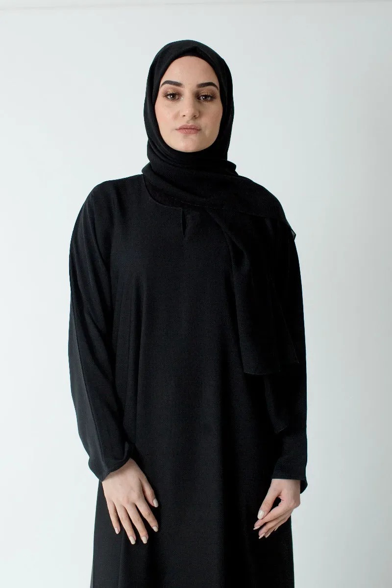 Plain Closed Abaya - 10 Colours