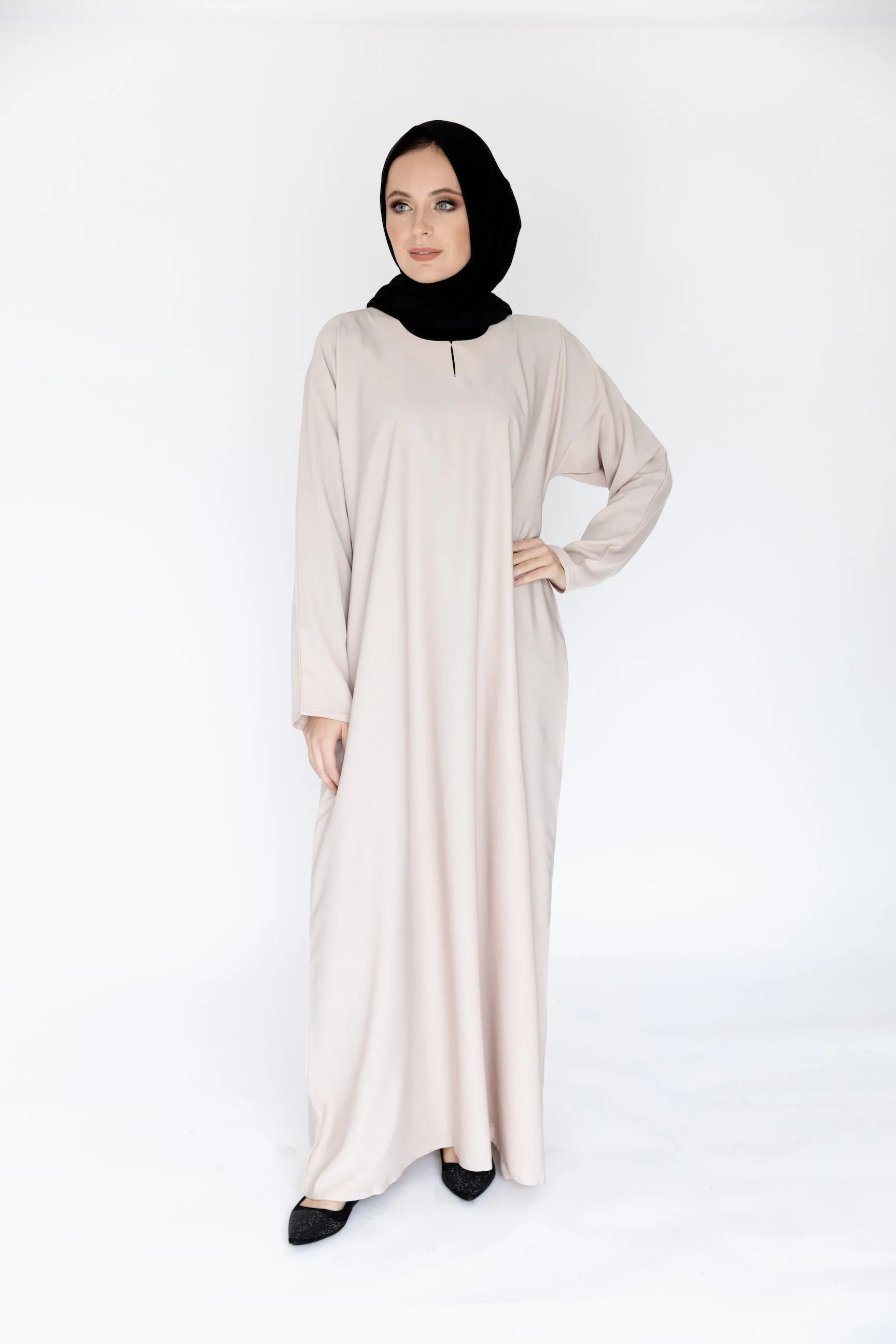 Plain Closed Abaya - 10 Colours