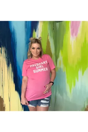 Pregnant Girl Summer Tee