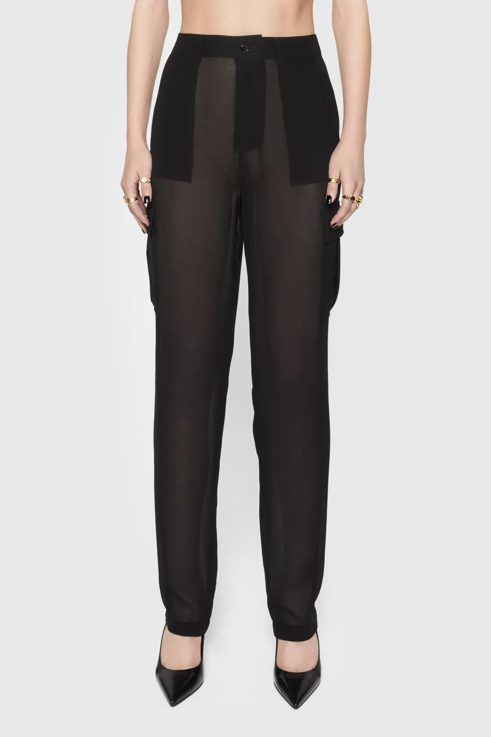 Presley Sheer Cargo Pant