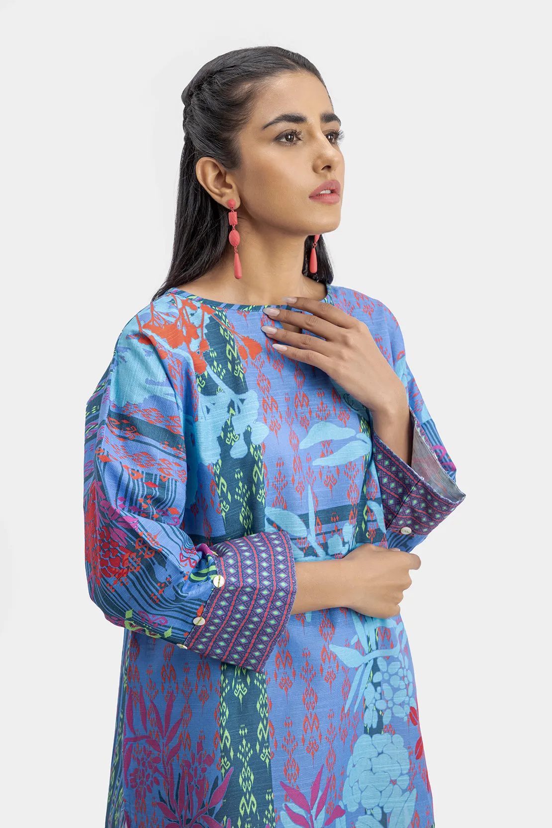 Printed Khaddar - 1 Piece