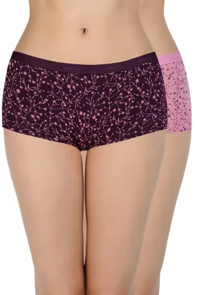 Printed Low Rise Boyshort (Pack of 2)