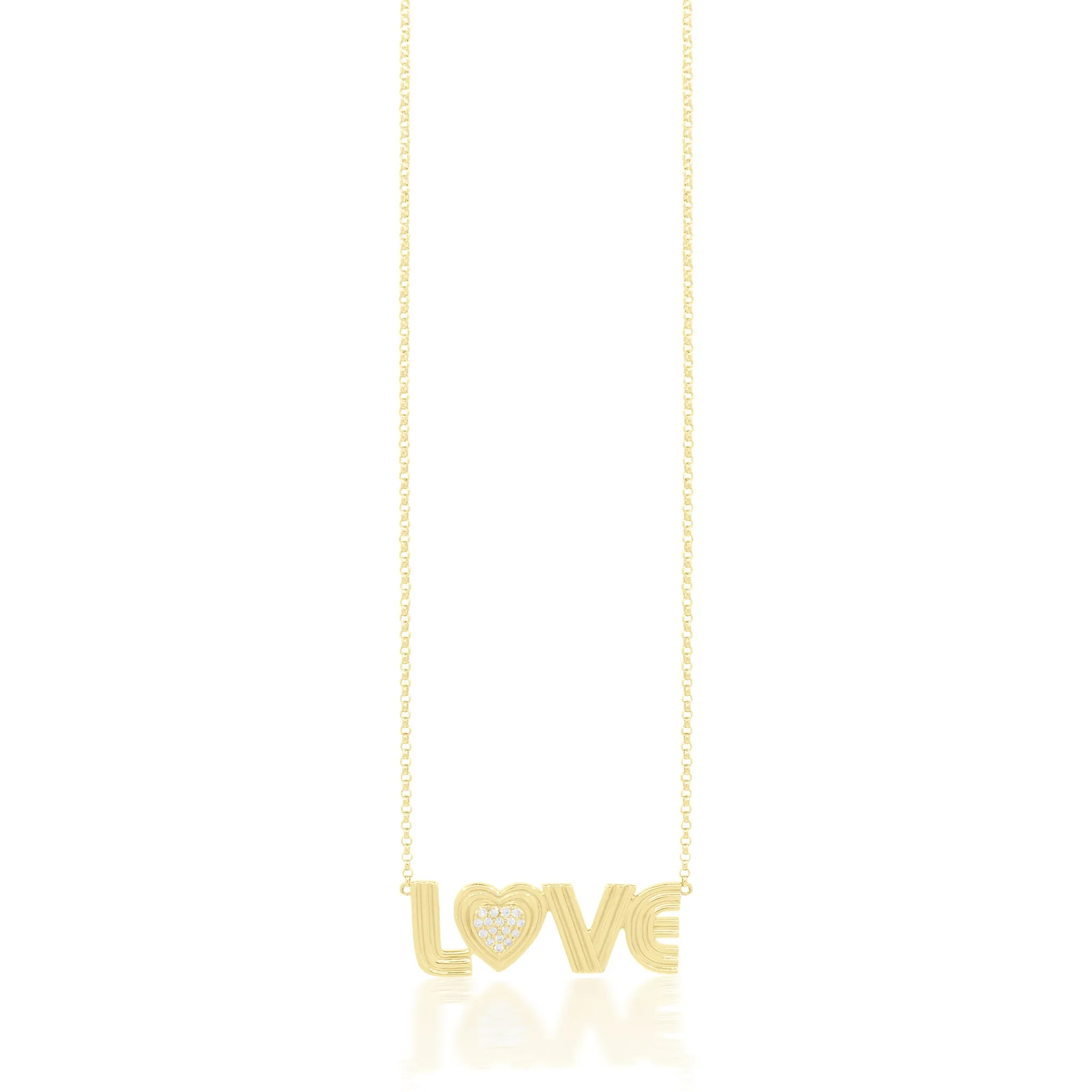 Retro Love Necklace