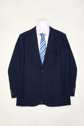 Richard James Navy Wool Sport Coat Bespoke