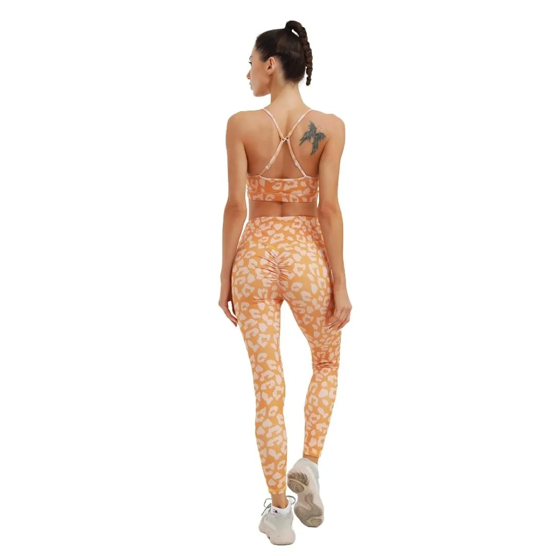 Roji Scrunch Bum Leopard Workout Set