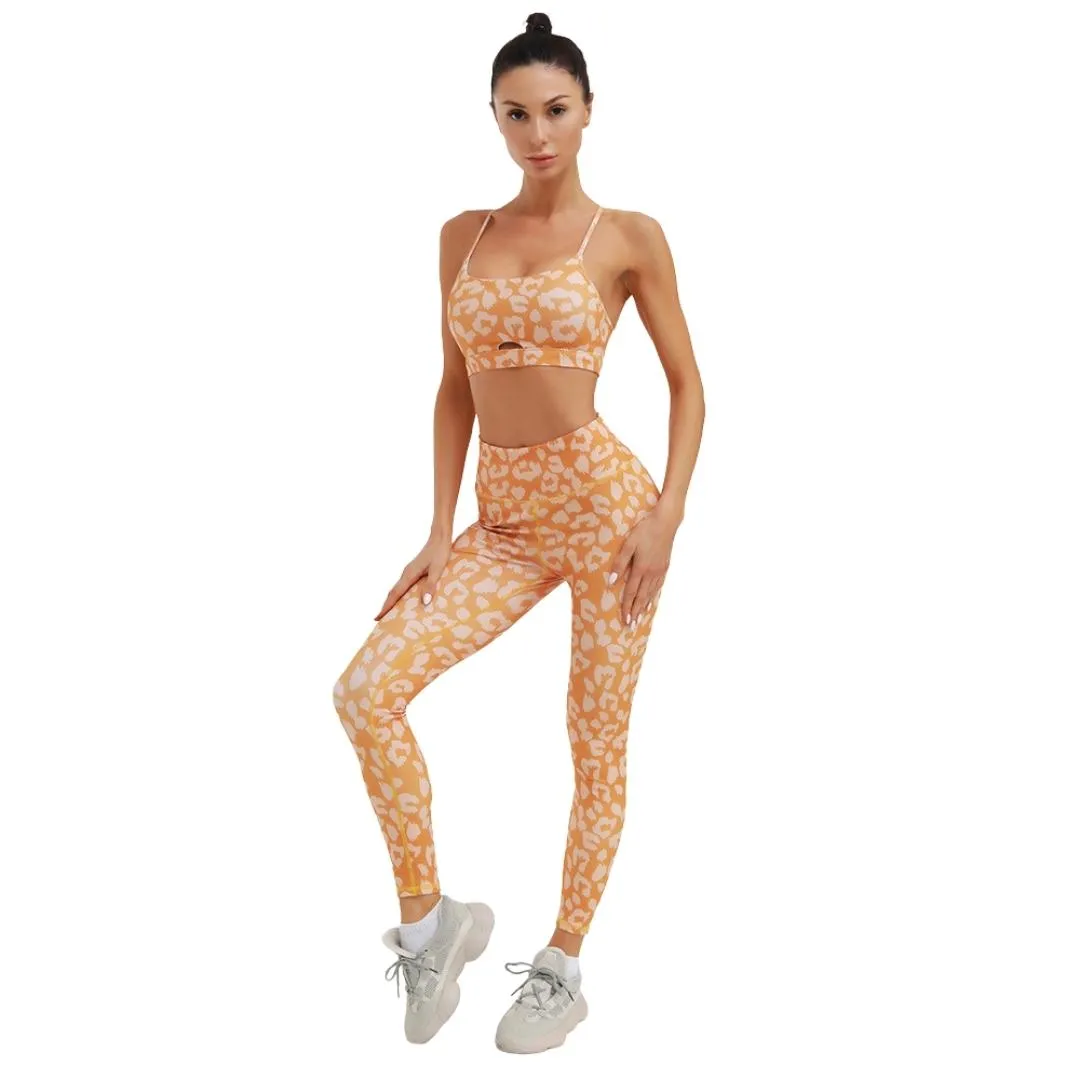 Roji Scrunch Bum Leopard Workout Set