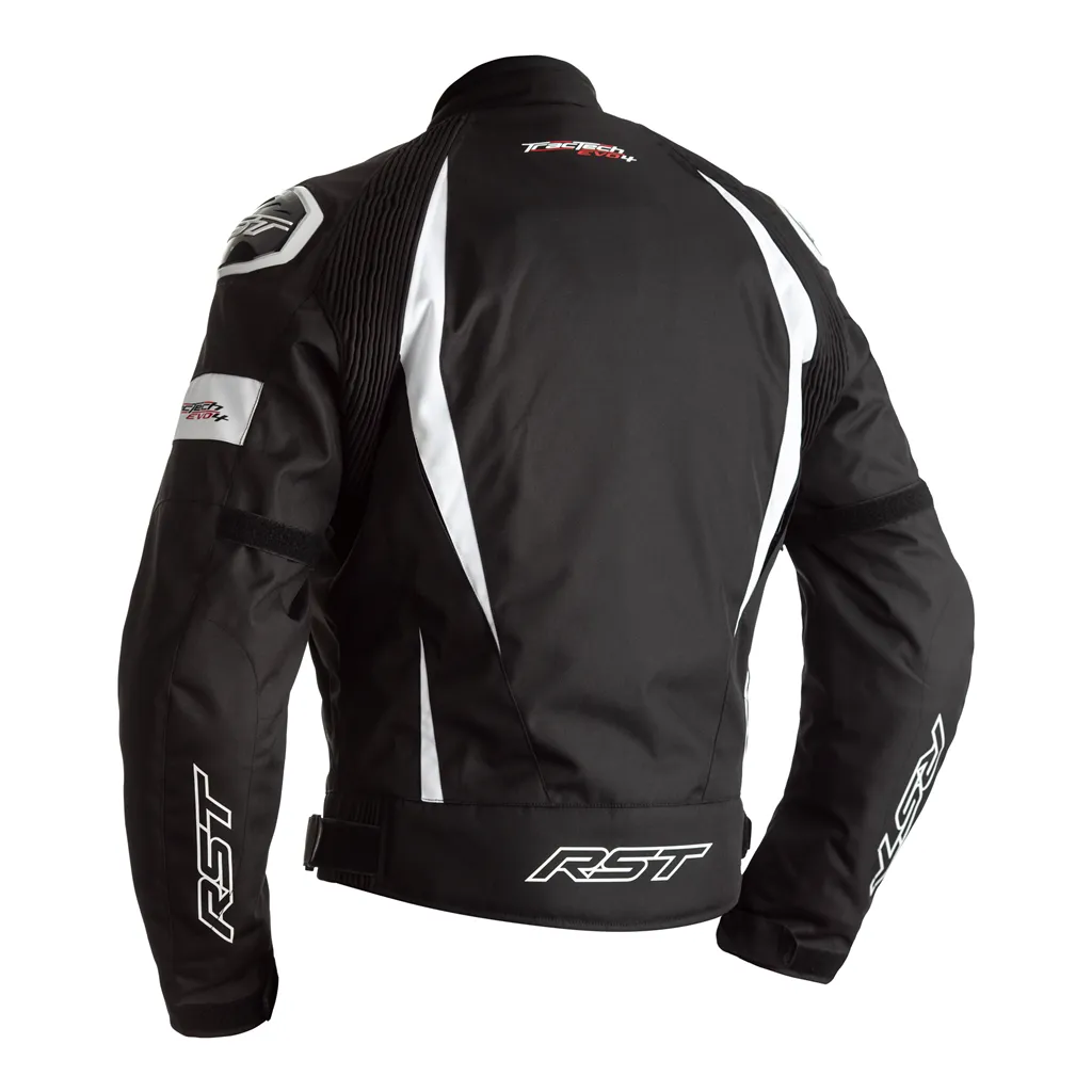 RST Tractech Evo 4 Mens Textile Jacket - Black / White