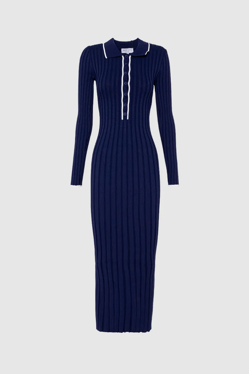 Sarah Knit Dress | Navy