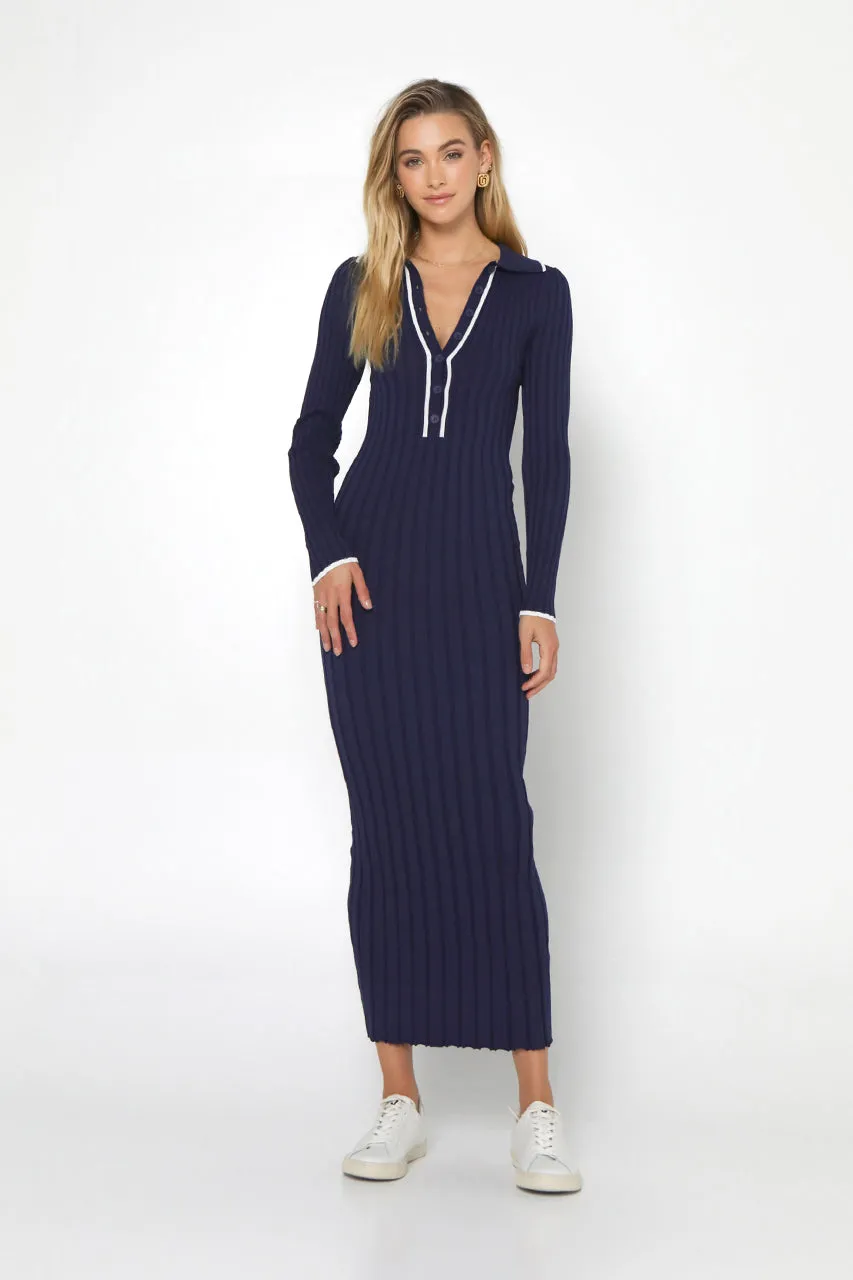 Sarah Knit Dress | Navy