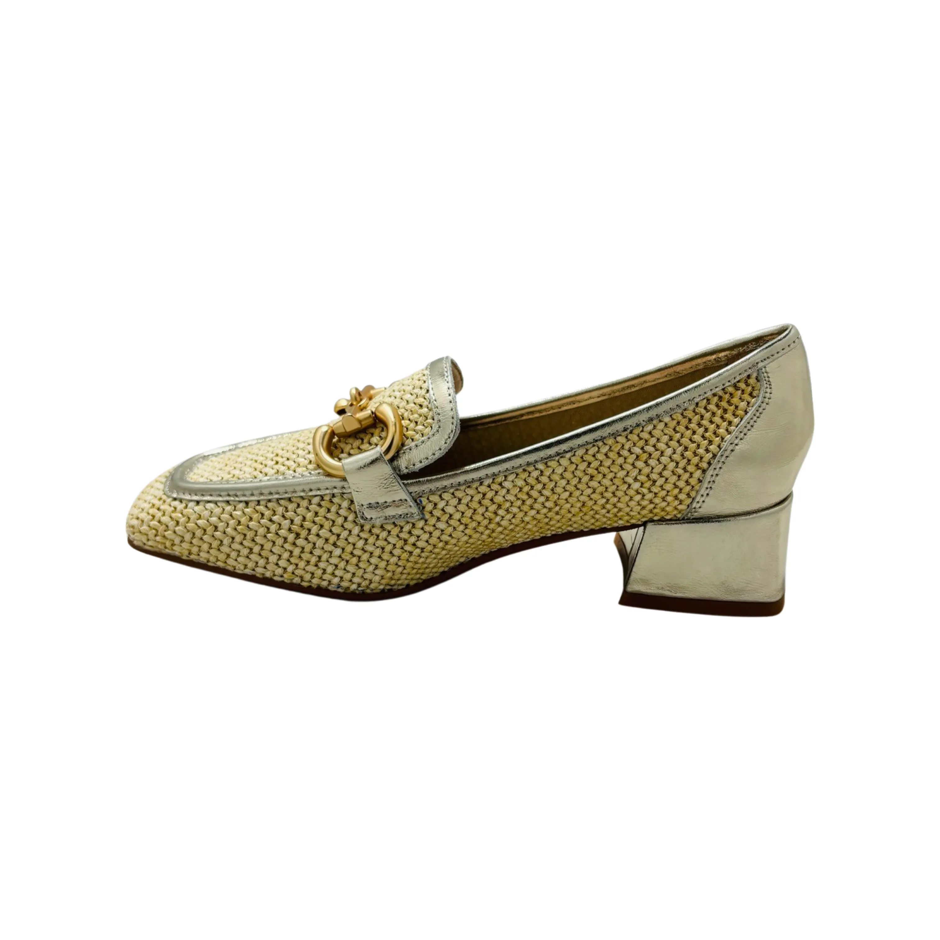 Serenity Beige Loafer Heel