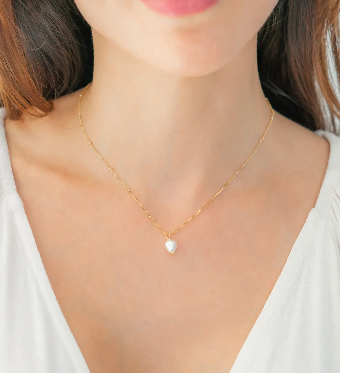 Single Freshwater Pearl Necklace