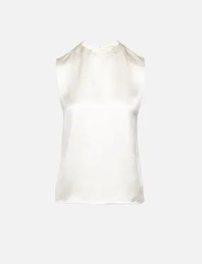 Sleeveless High Neck Top